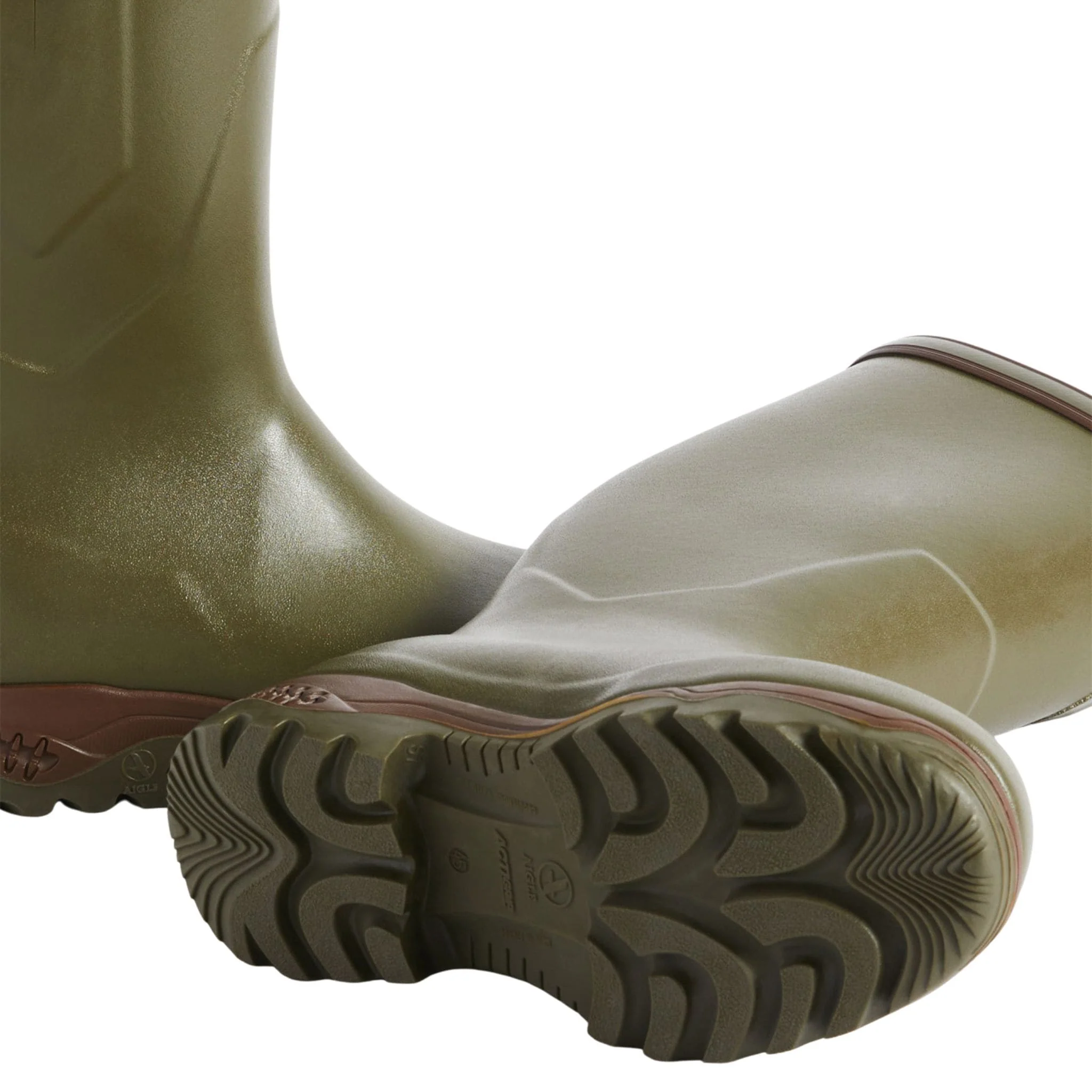 Aigle Parcours 2 ISO Wellies - Khaki - Image 4