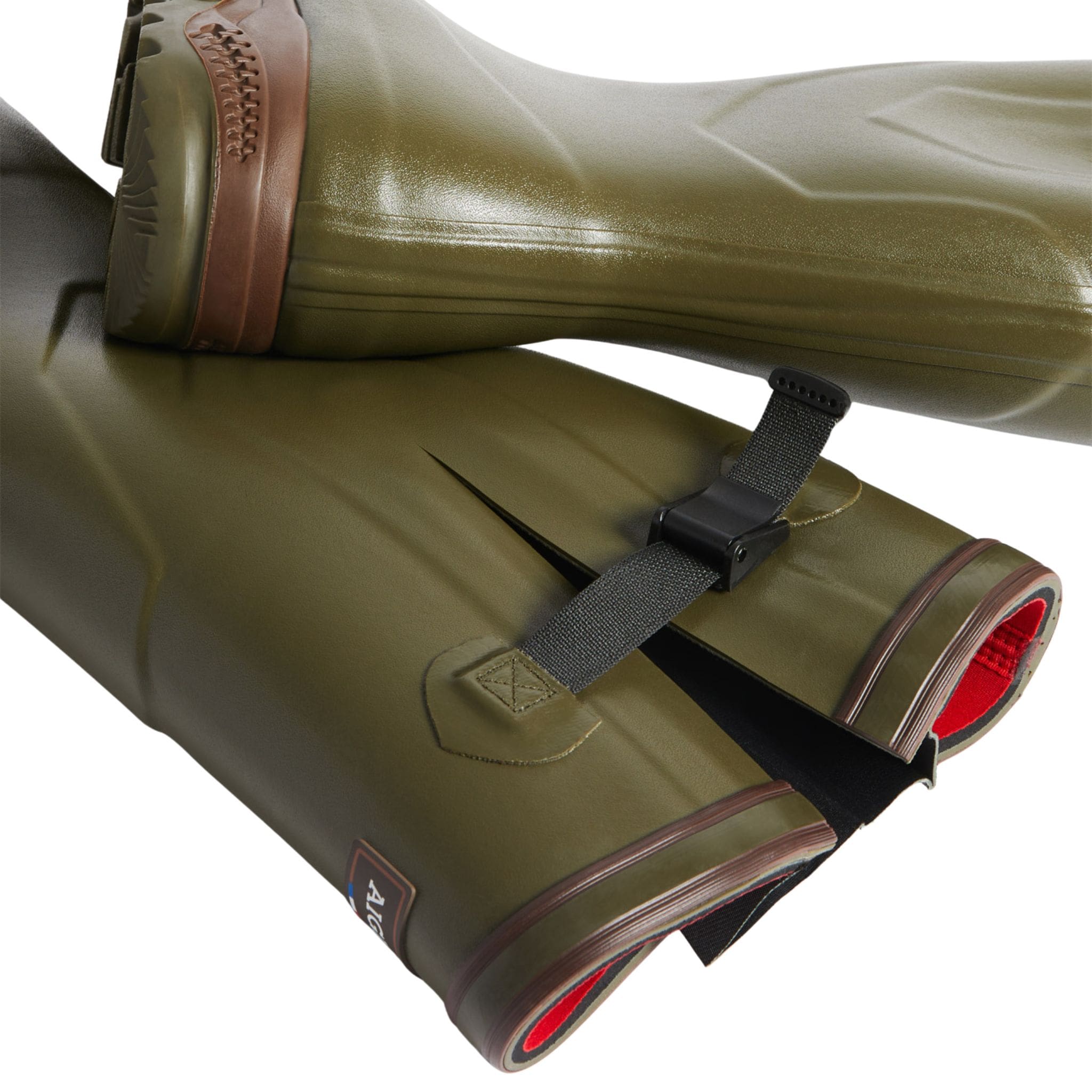 Aigle Parcours 2 ISO Wellies - Khaki - Image 5