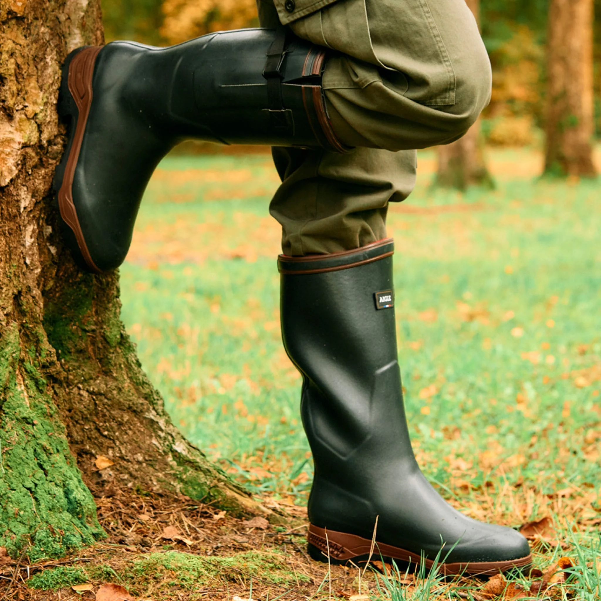 Aigle Parcours 2 Vario Wellies - Bronze - Image 6