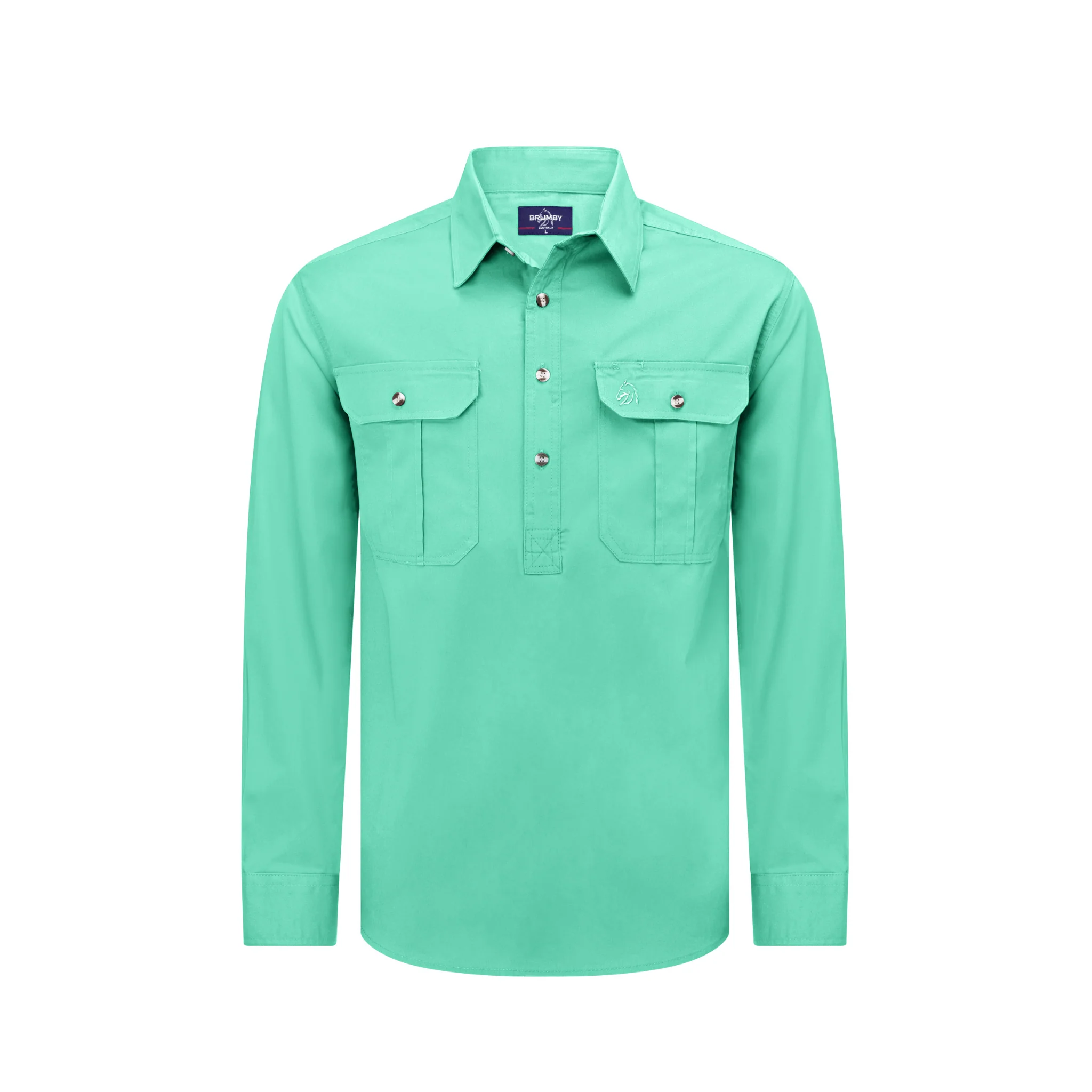 Australian Brumby Work Shirts (Unisex) - Mint