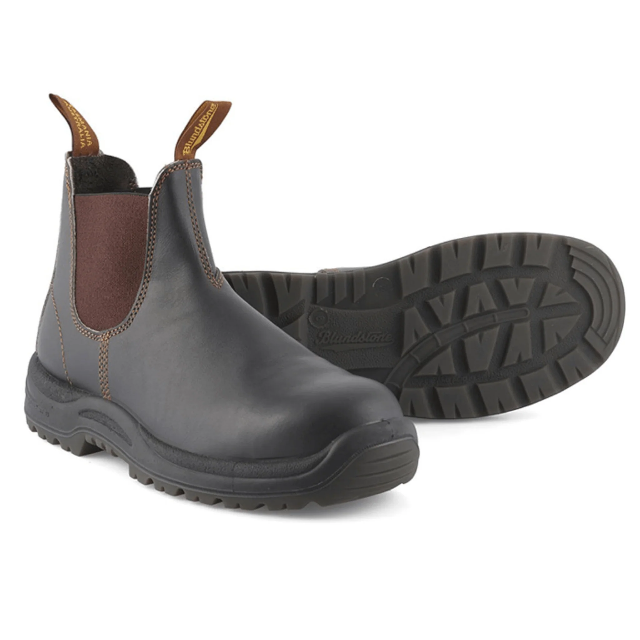 Blundstone 192 Stout Brown Safety Boots - Image 3