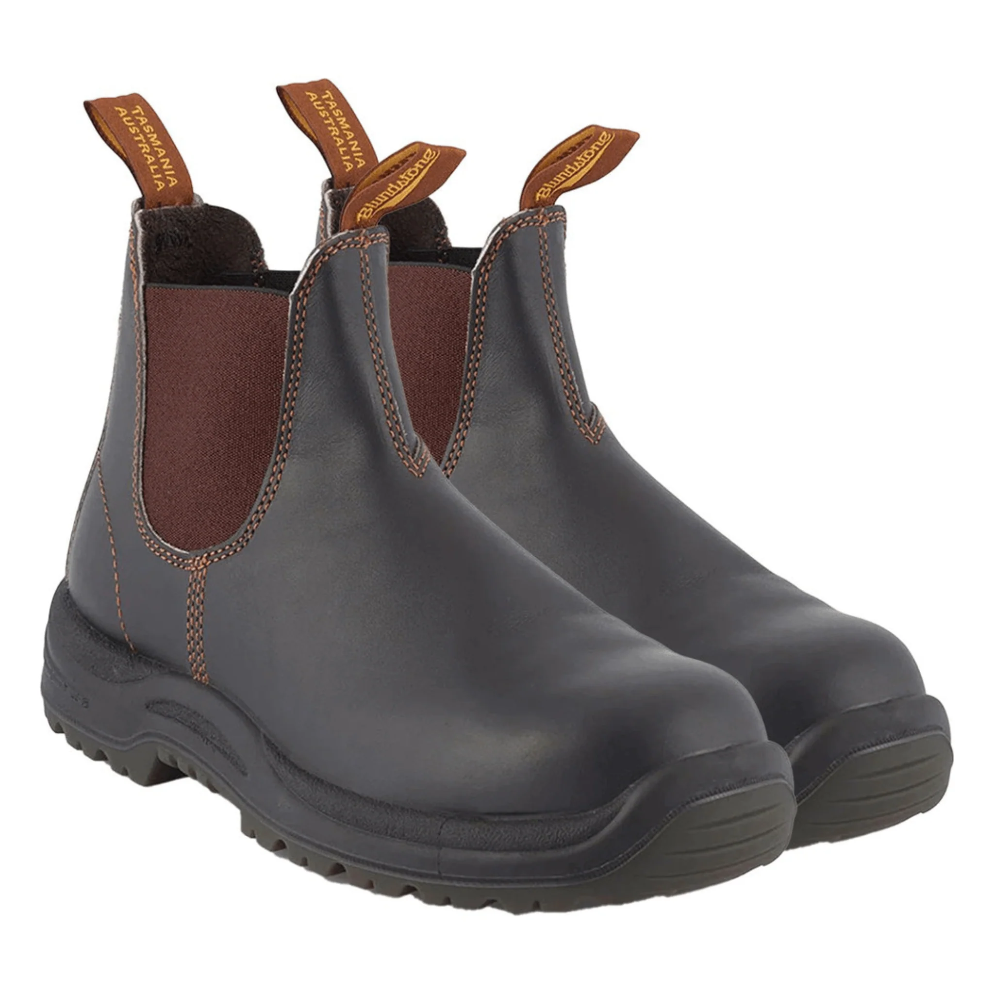 Blundstone 192 Stout Brown Safety Boots - Image 5