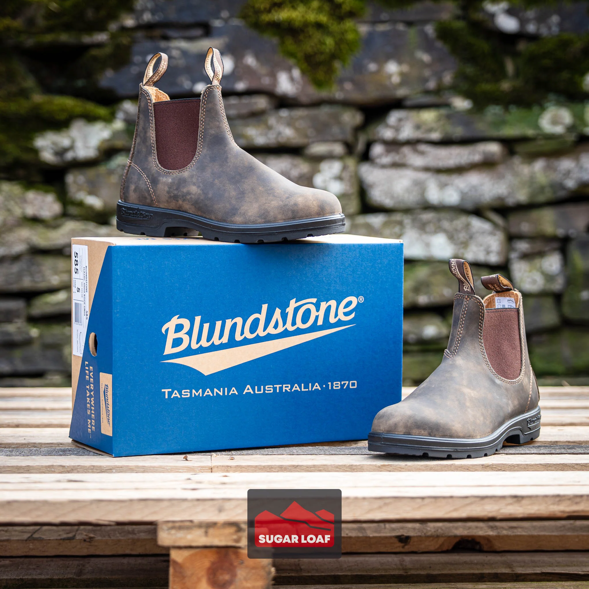 Blundstone 585 Rustic Brown Boots - Image 8