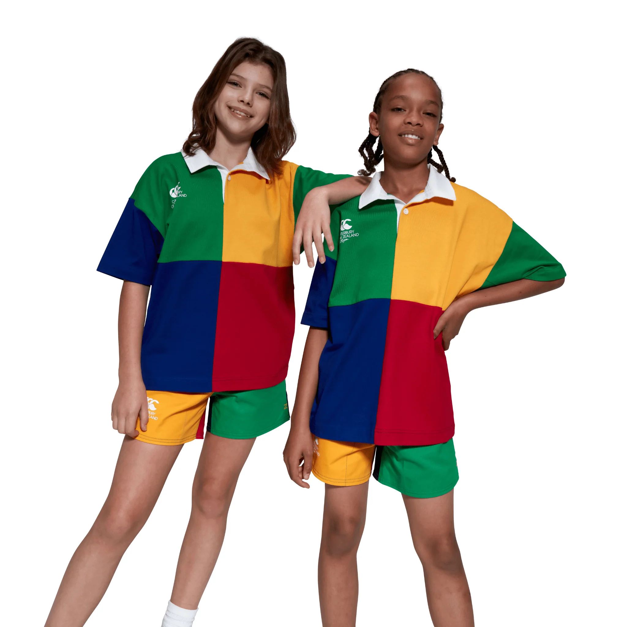 Canterbury Kids 120 Years Harlequin Shorts (Unisex) - AU Yellow - Image 12