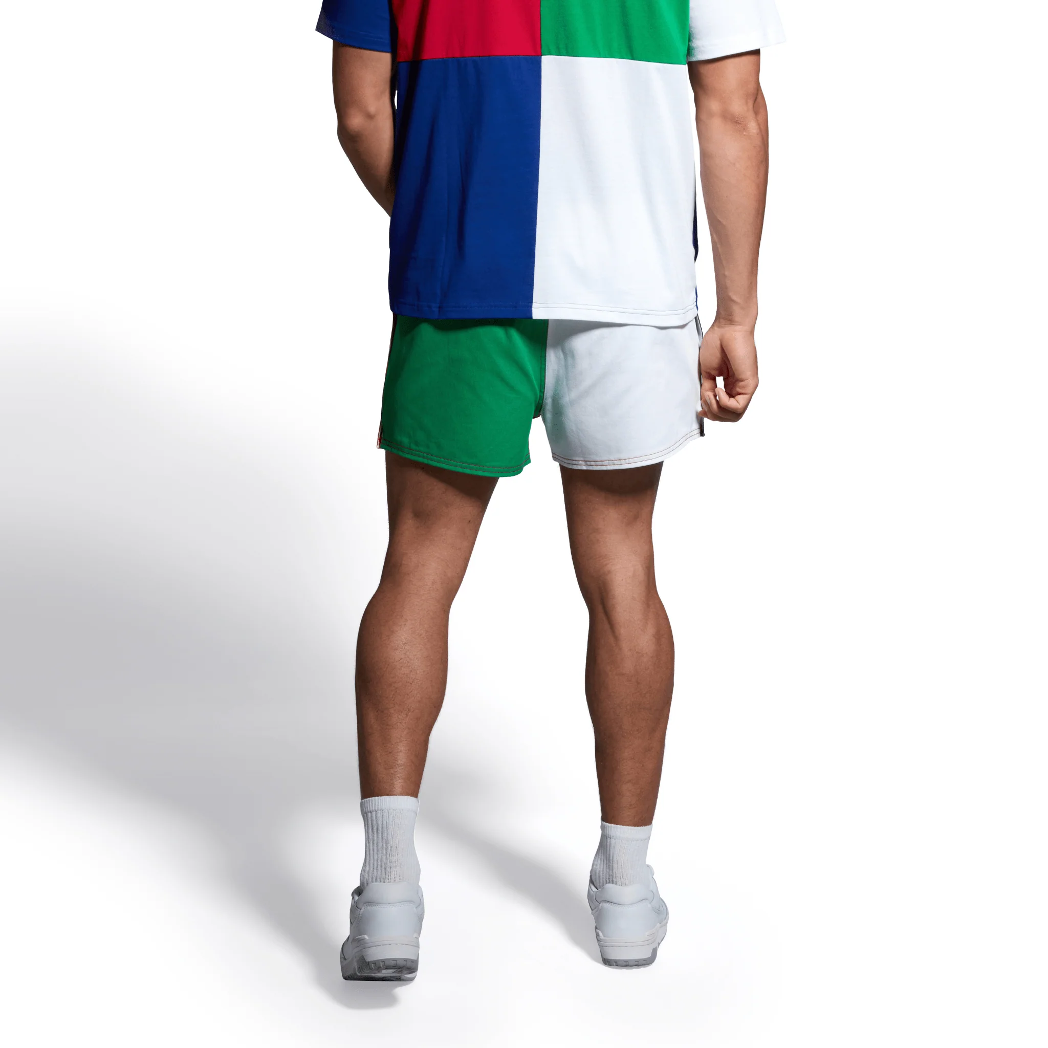 Canterbury 120 Years Limited-Edition Harlequin Shorts (Unisex) - AU Navy - Image 3