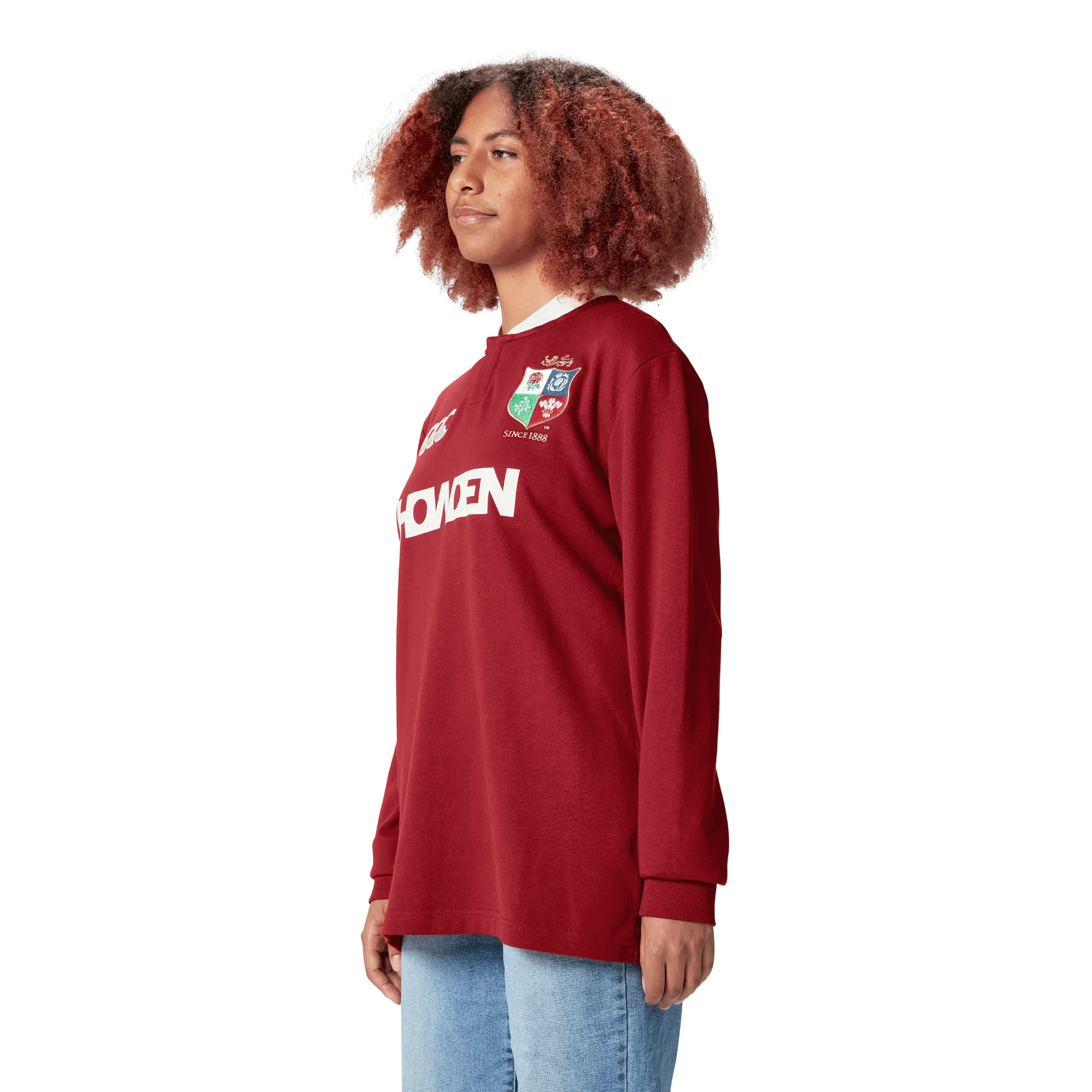 Canterbury British & Irish Lions Long Sleeve Classic Rugby Jersey (Unisex) - Red Dahlia - Image 5