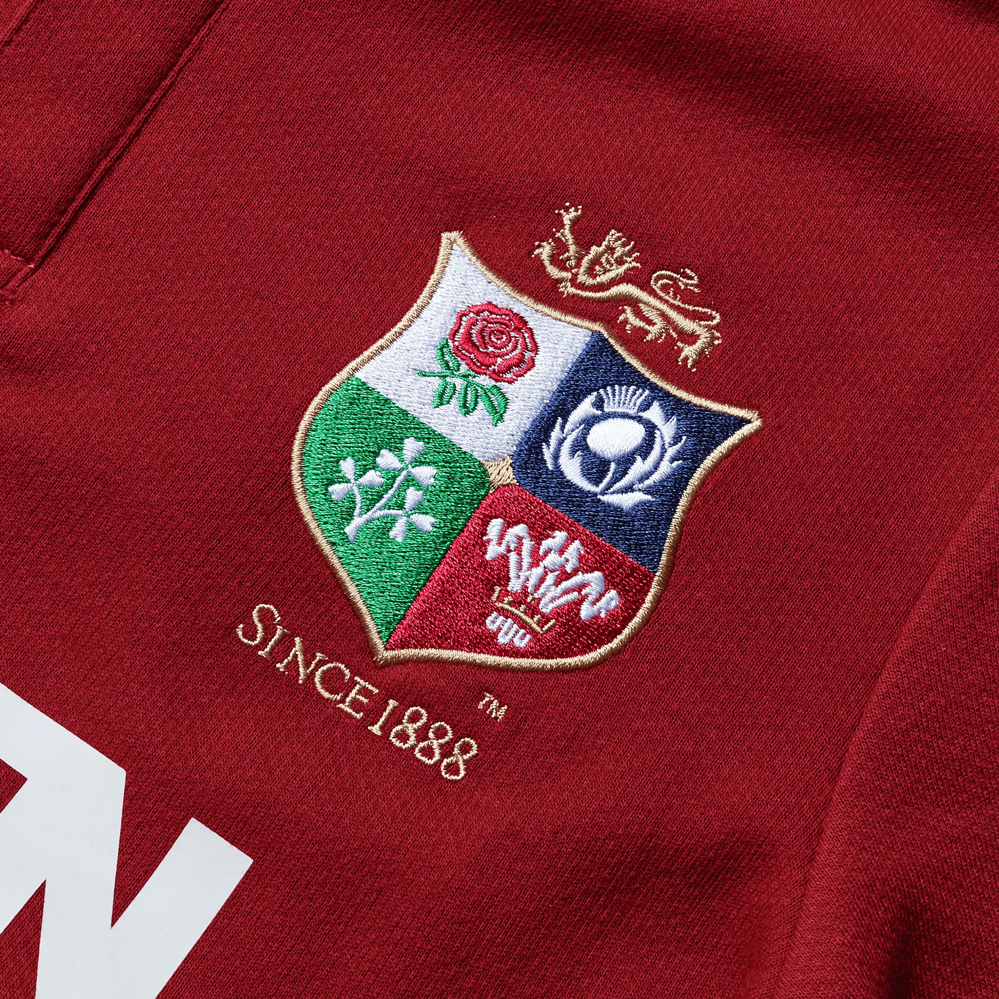 Canterbury British & Irish Lions Short Sleeve Classic Rugby Jersey (Unisex) - Red Dahlia - Image 10