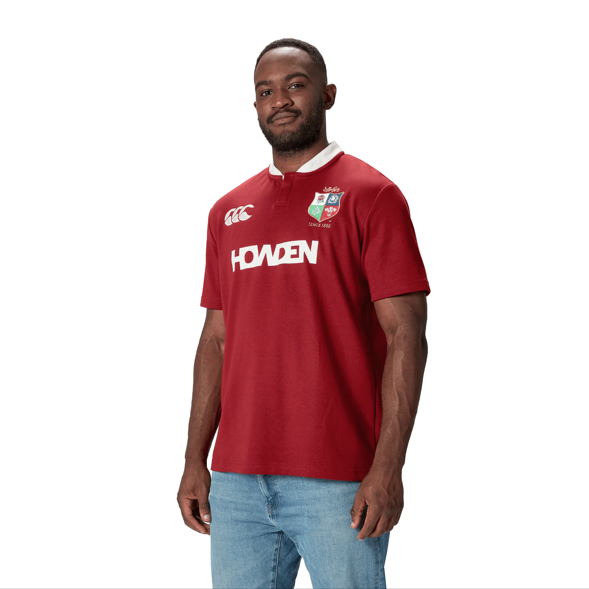 Canterbury British & Irish Lions Short Sleeve Classic Rugby Jersey (Unisex) - Red Dahlia - Image 4