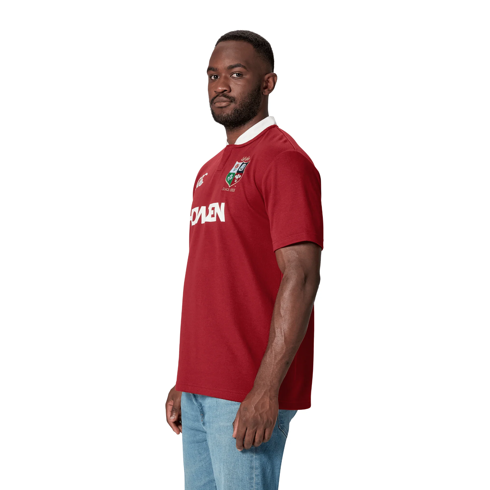 Canterbury British & Irish Lions Short Sleeve Classic Rugby Jersey (Unisex) - Red Dahlia - Image 5