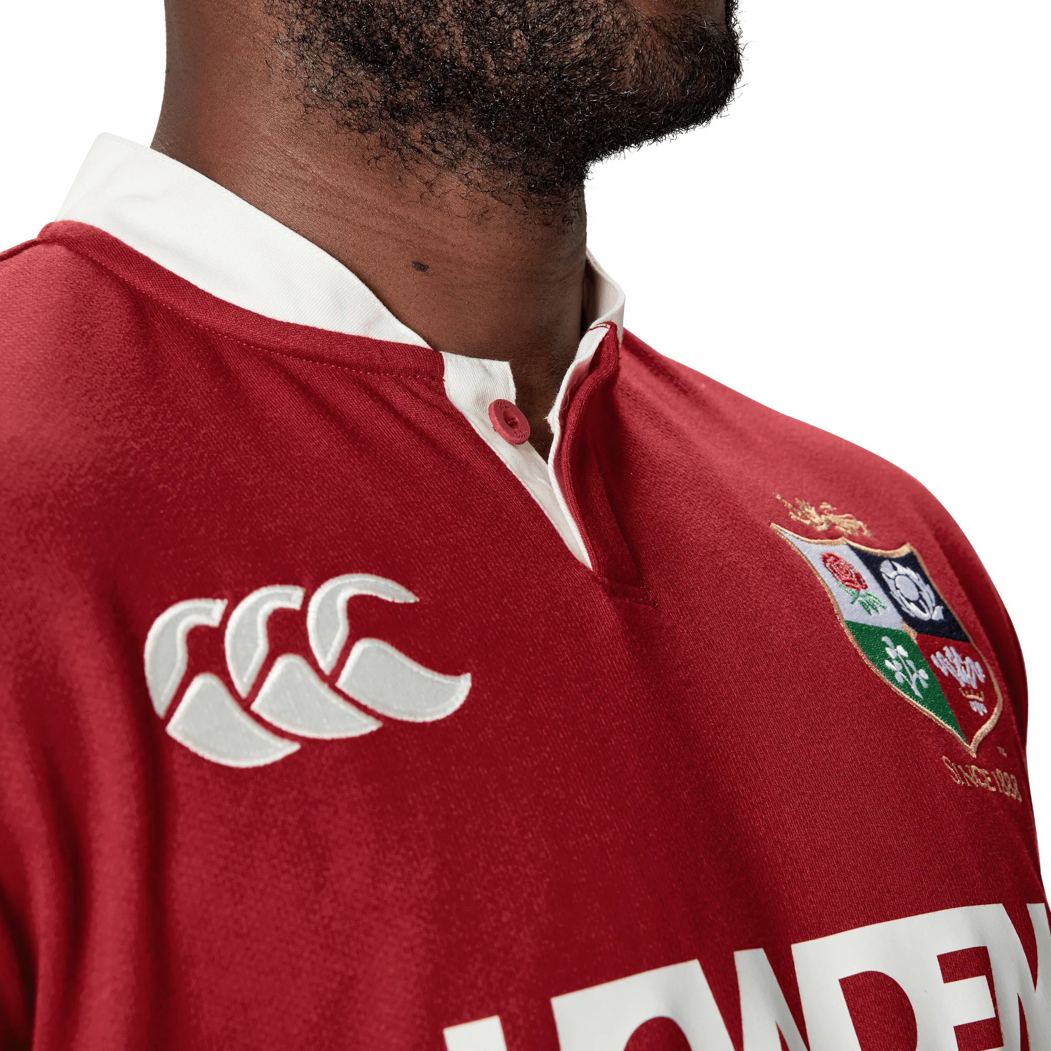 Canterbury British & Irish Lions Short Sleeve Classic Rugby Jersey (Unisex) - Red Dahlia - Image 8