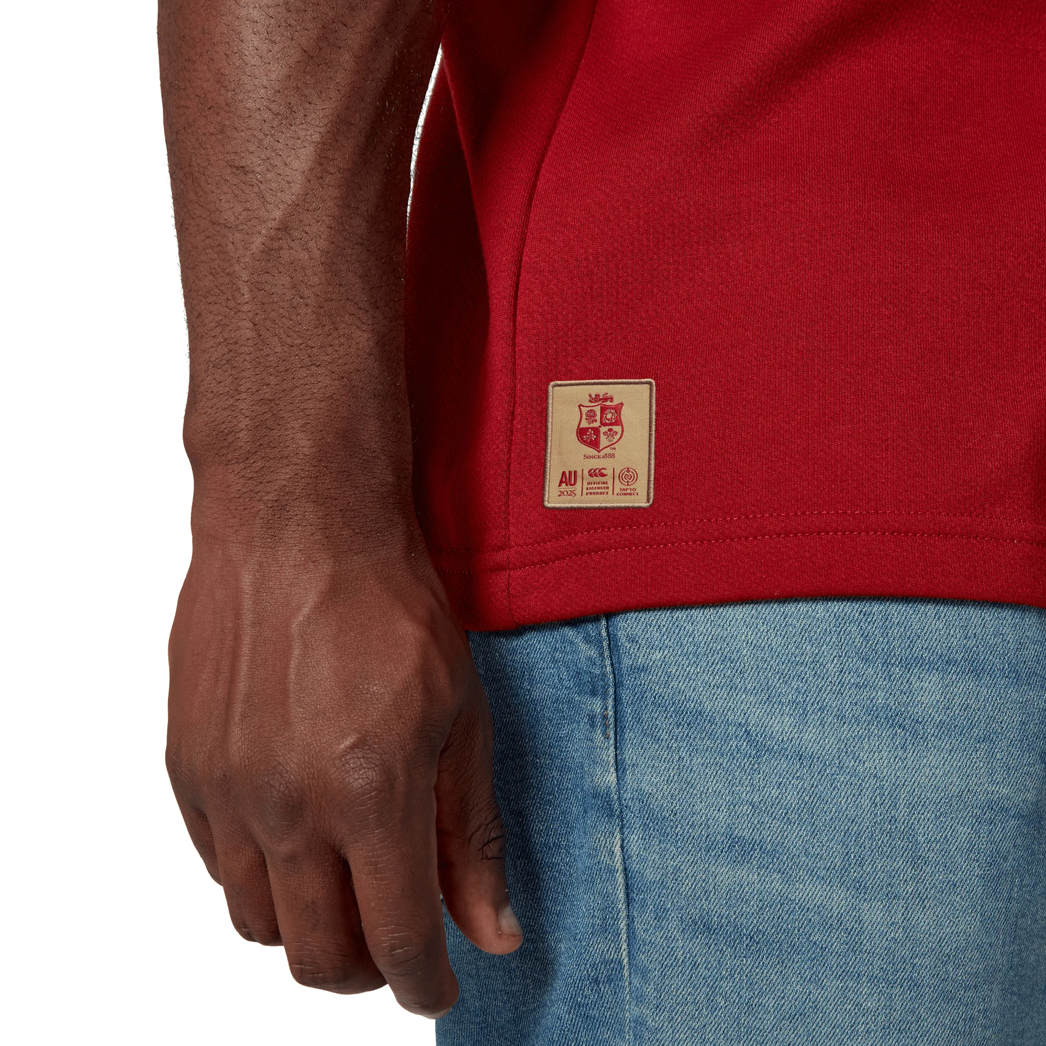 Canterbury British & Irish Lions Short Sleeve Classic Rugby Jersey (Unisex) - Red Dahlia - Image 9