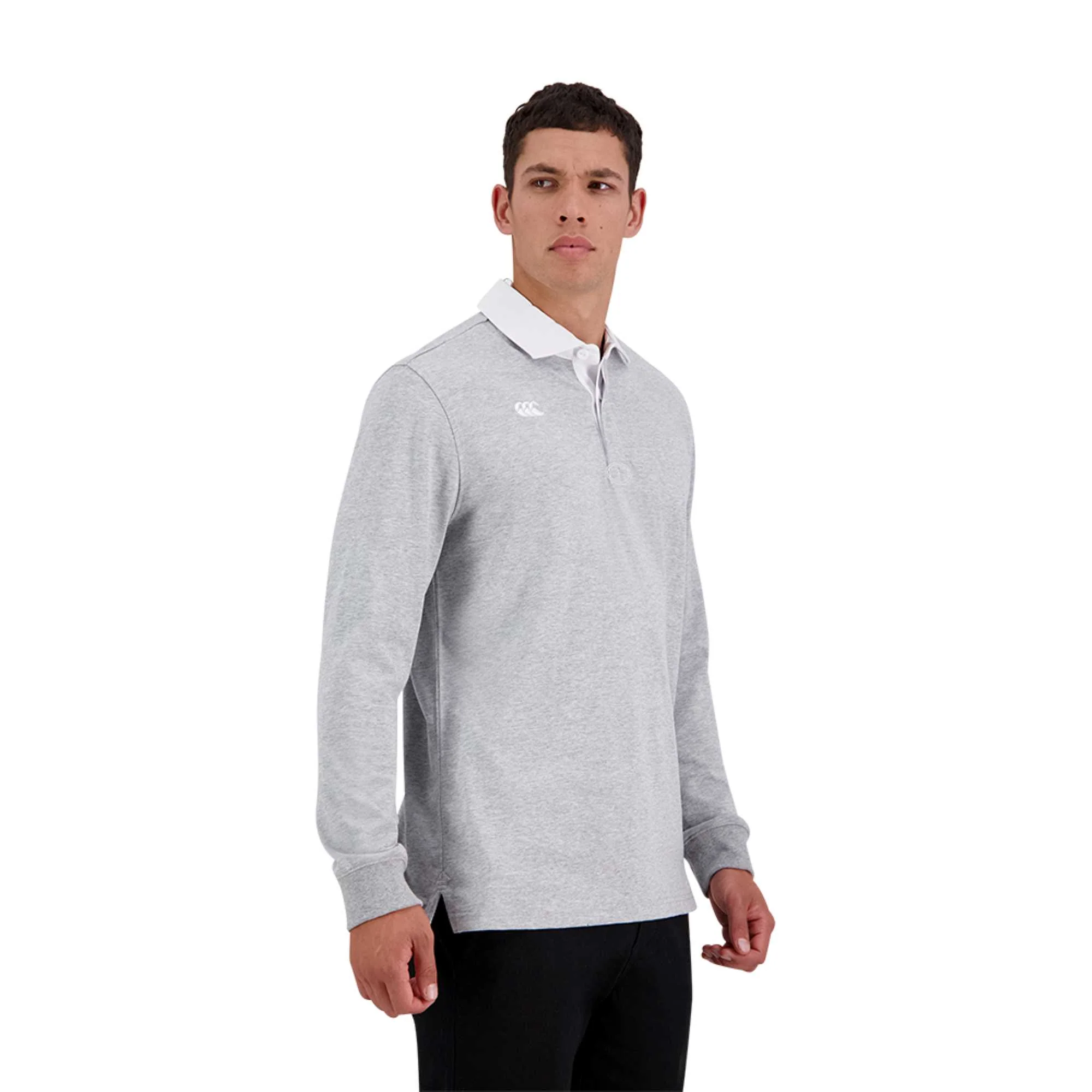 Canterbury Rugby Jersey (Unisex) - Marl Grey - Image 3