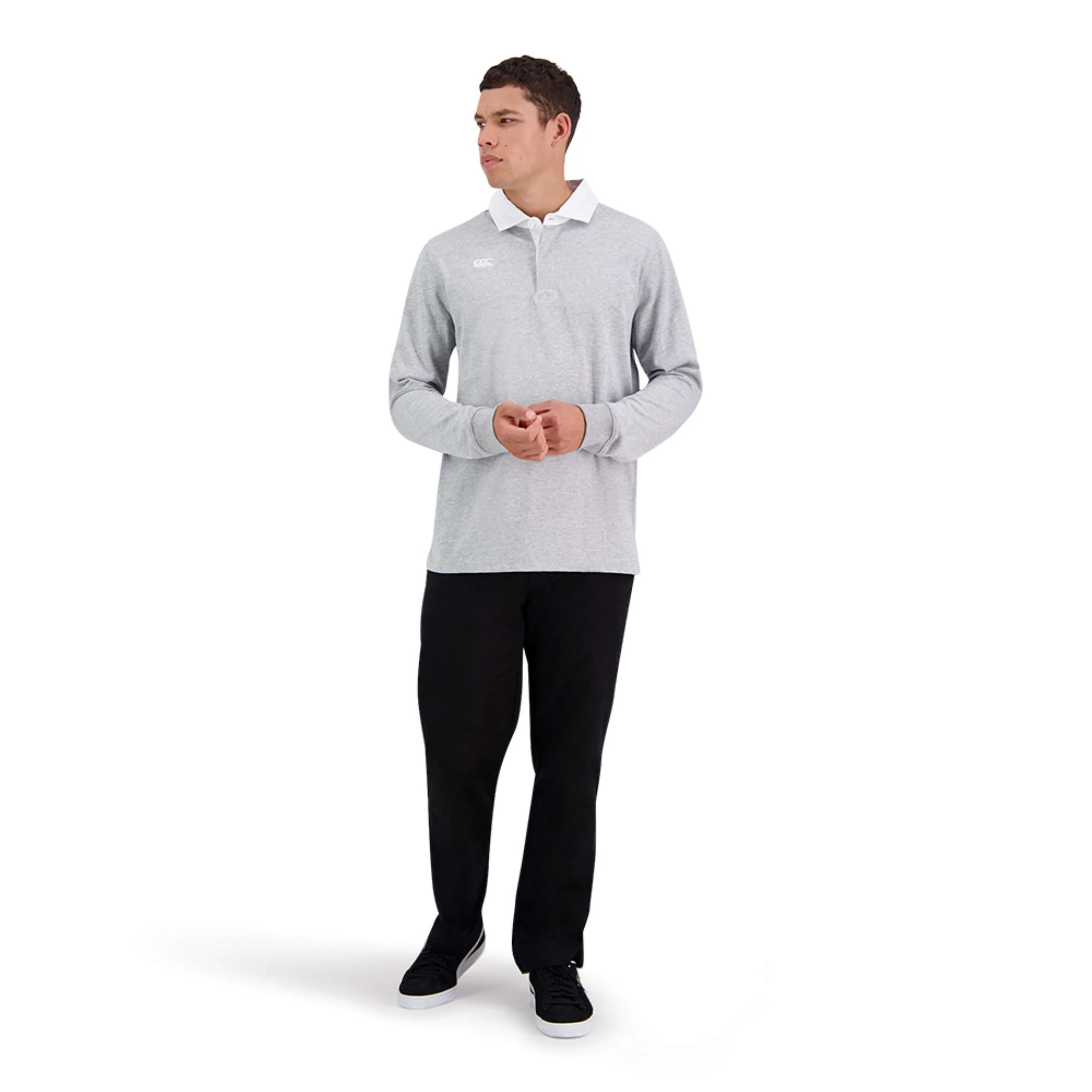 Canterbury Rugby Jersey (Unisex) - Marl Grey - Image 4