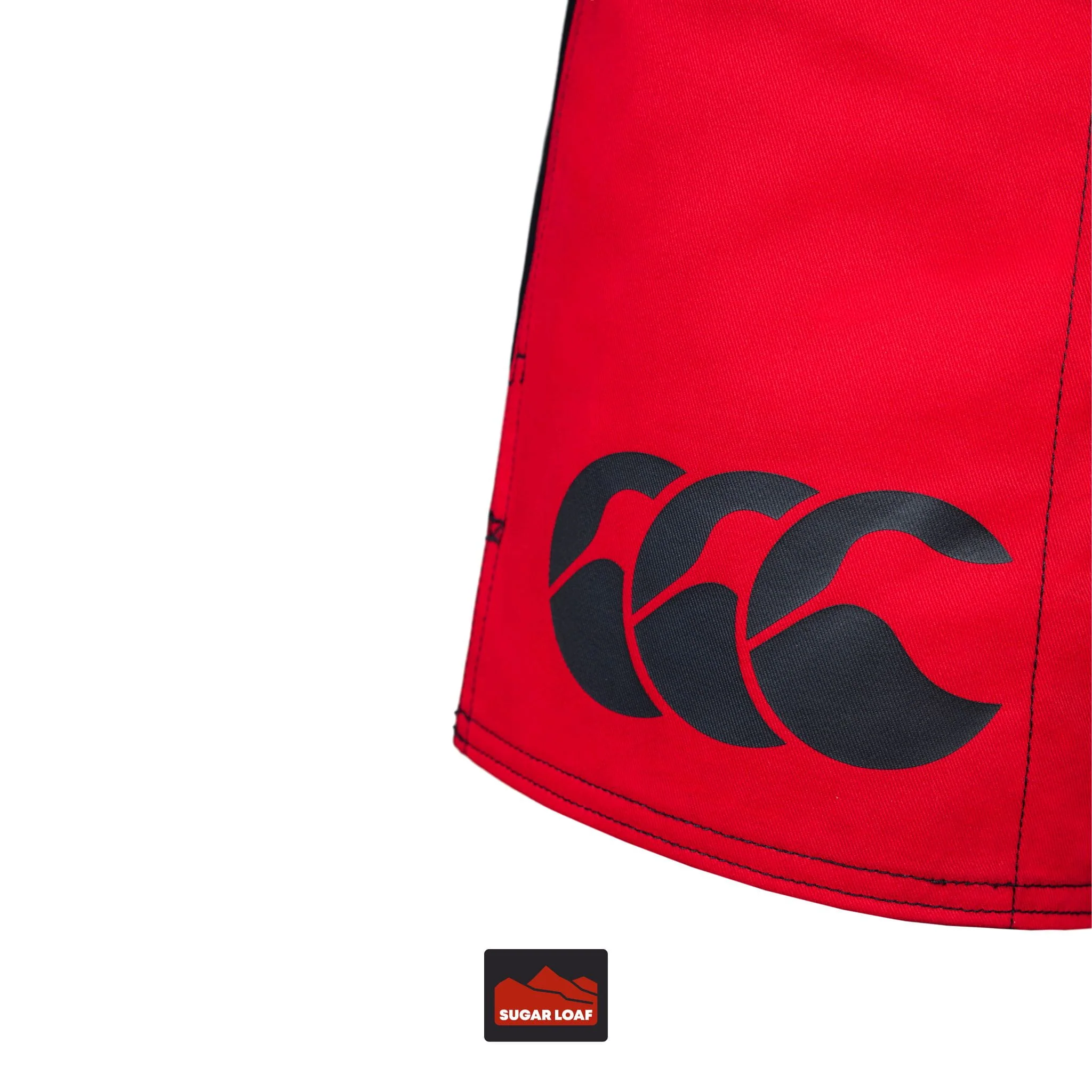 Canterbury Harlequin Shorts (Unisex) - Scarlet/Black - Image 4
