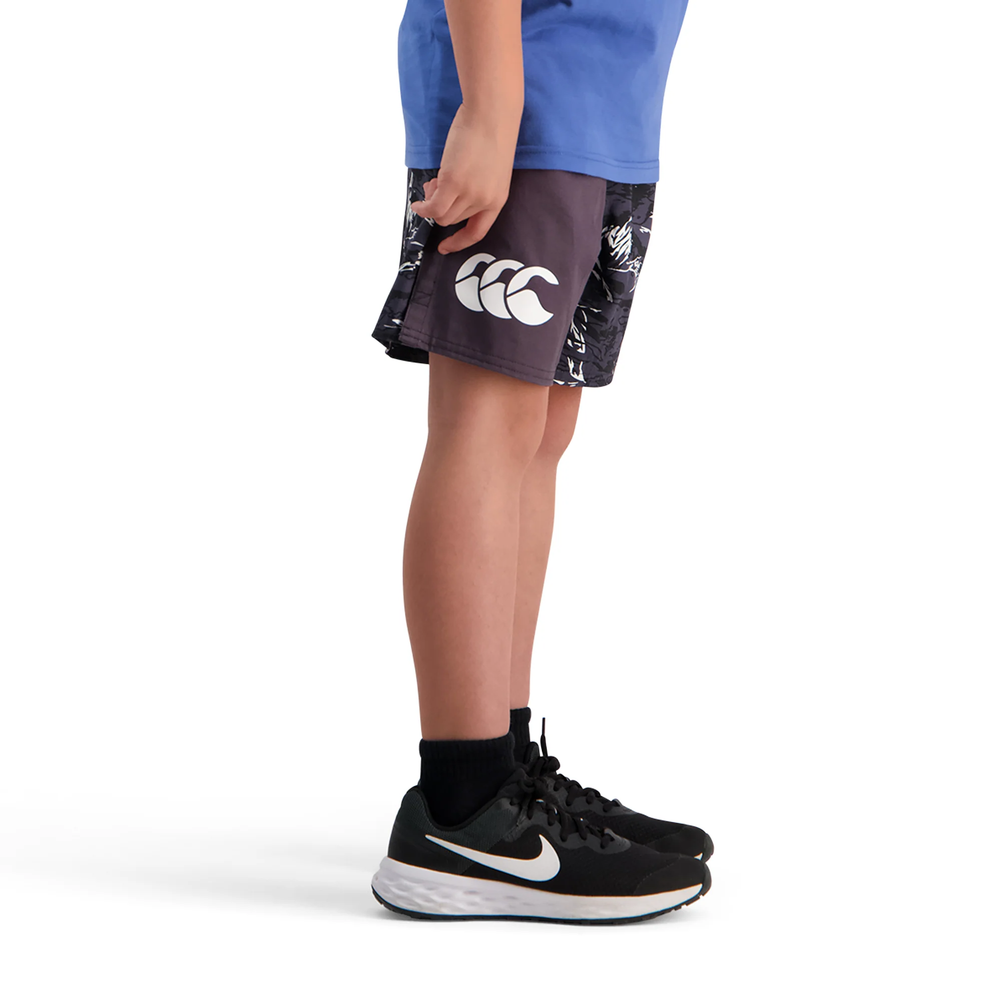 Canterbury Kids Limited Edition Harlequin Shorts (Unisex) - Graphite Grey Militia - Image 4
