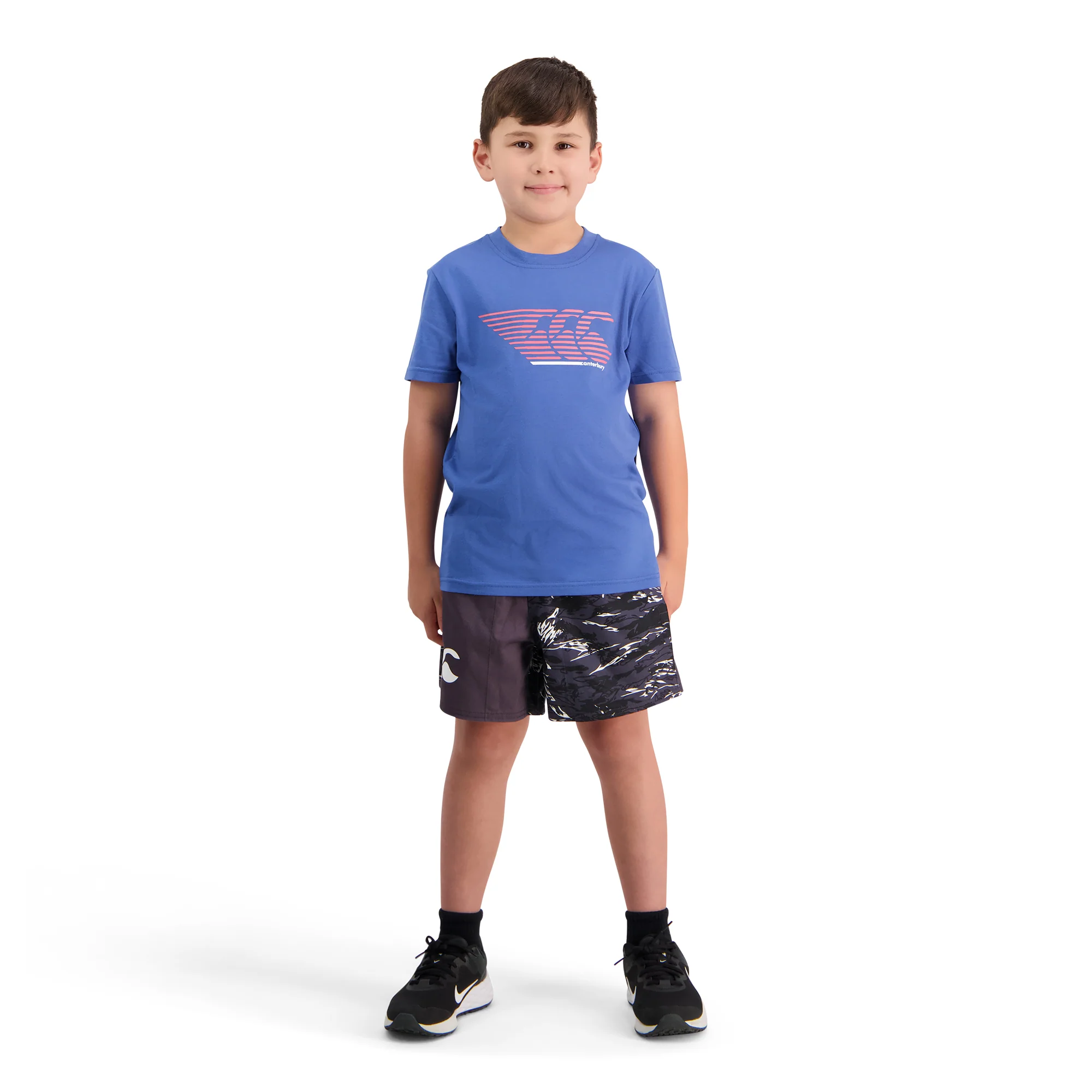 Canterbury Kids Limited Edition Harlequin Shorts (Unisex) - Graphite Grey Militia - Image 5
