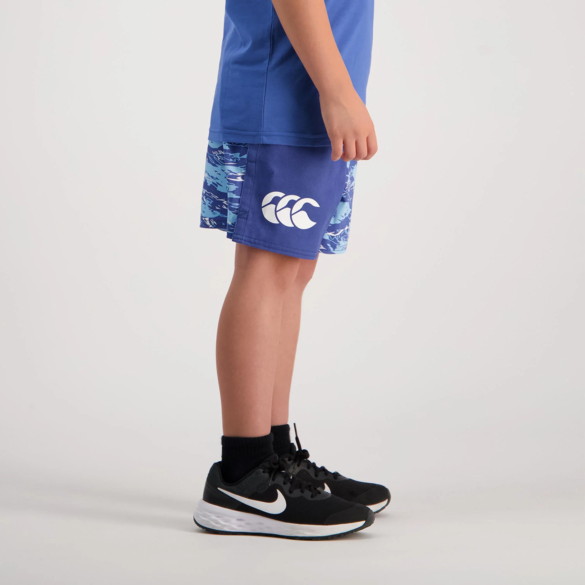 Canterbury Kids Limited Edition Harlequin Shorts (Unisex) - Bright Cobalt Militia - Image 4