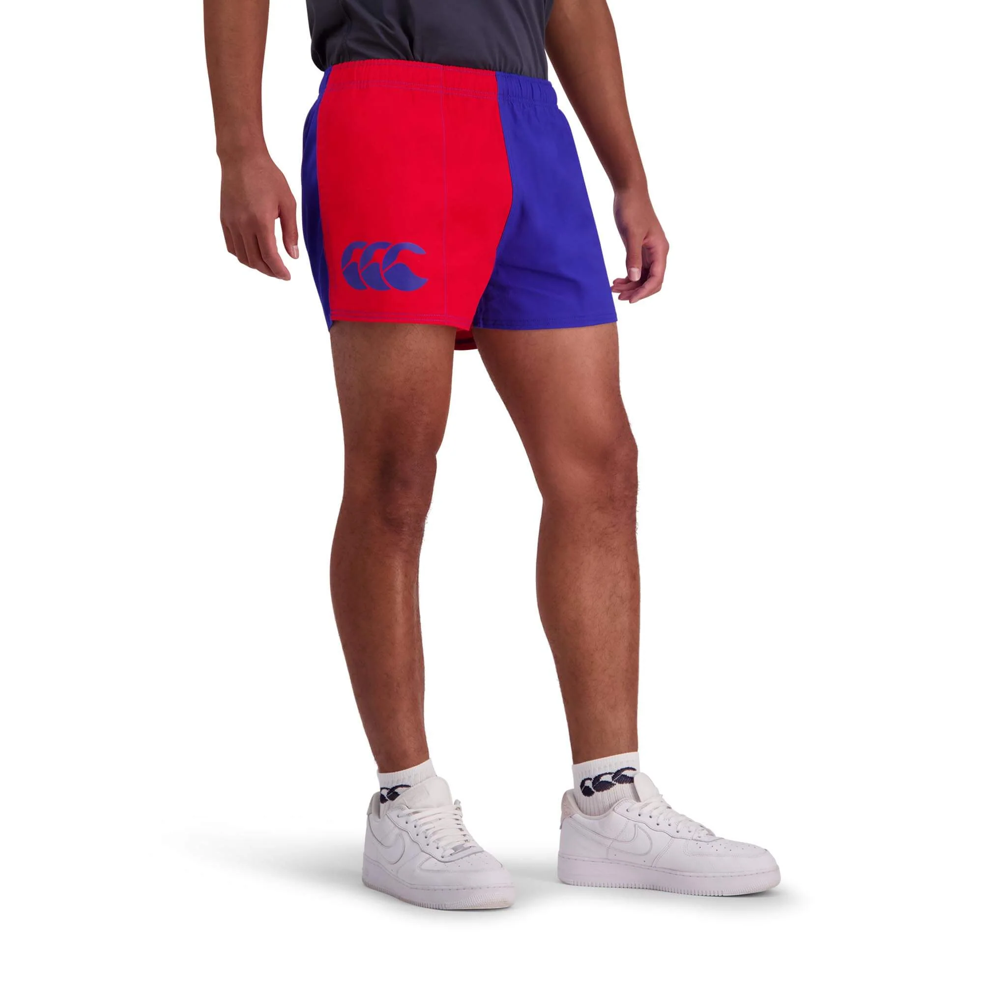 Canterbury Limited Edition Harlequin Shorts (Unisex) - Flag Red/Blue - Image 3