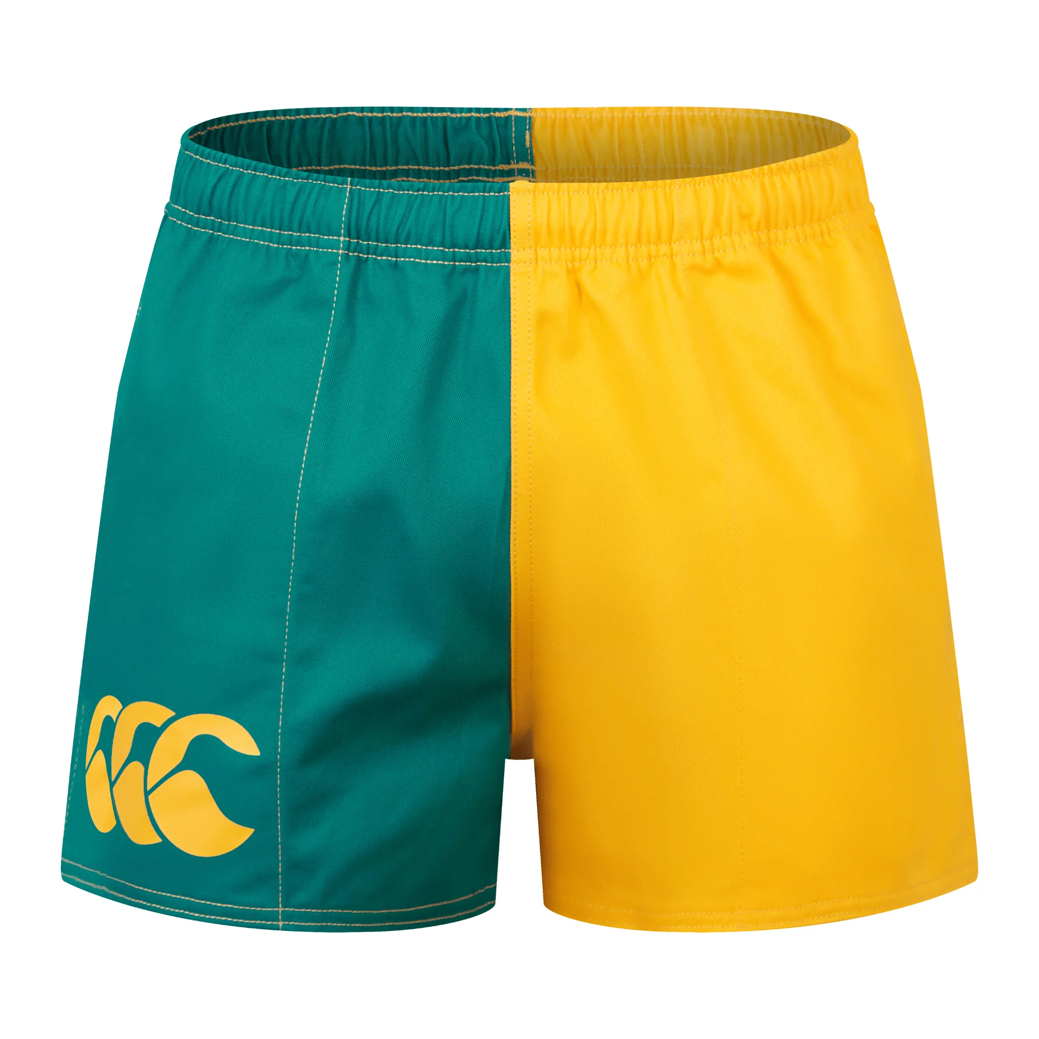 Canterbury Limited Edition Harlequin Shorts (Unisex) - Alpine/Gold - Image 8