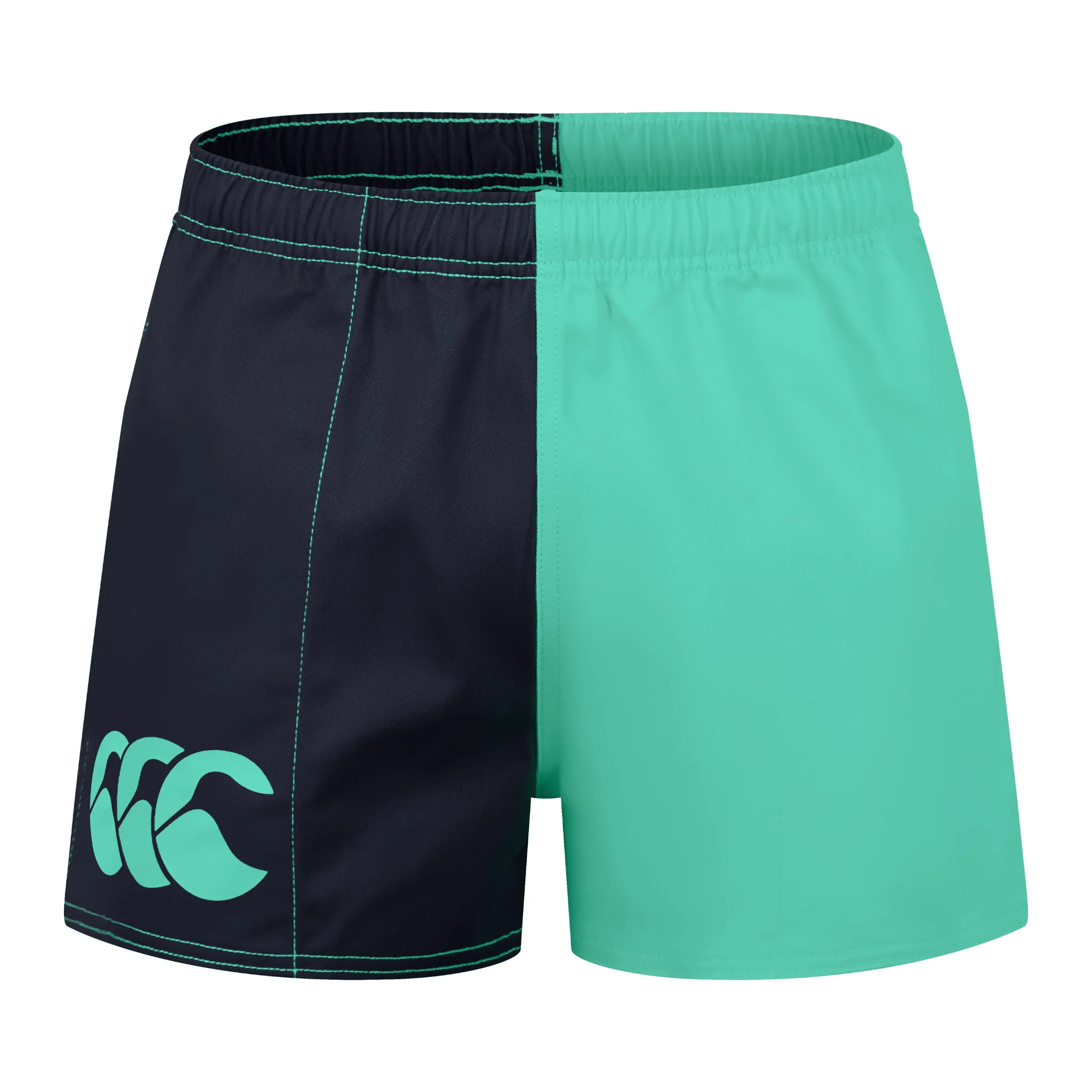 Canterbury Limited Edition Harlequin Shorts (Unisex) - Black/Turquoise - Image 6