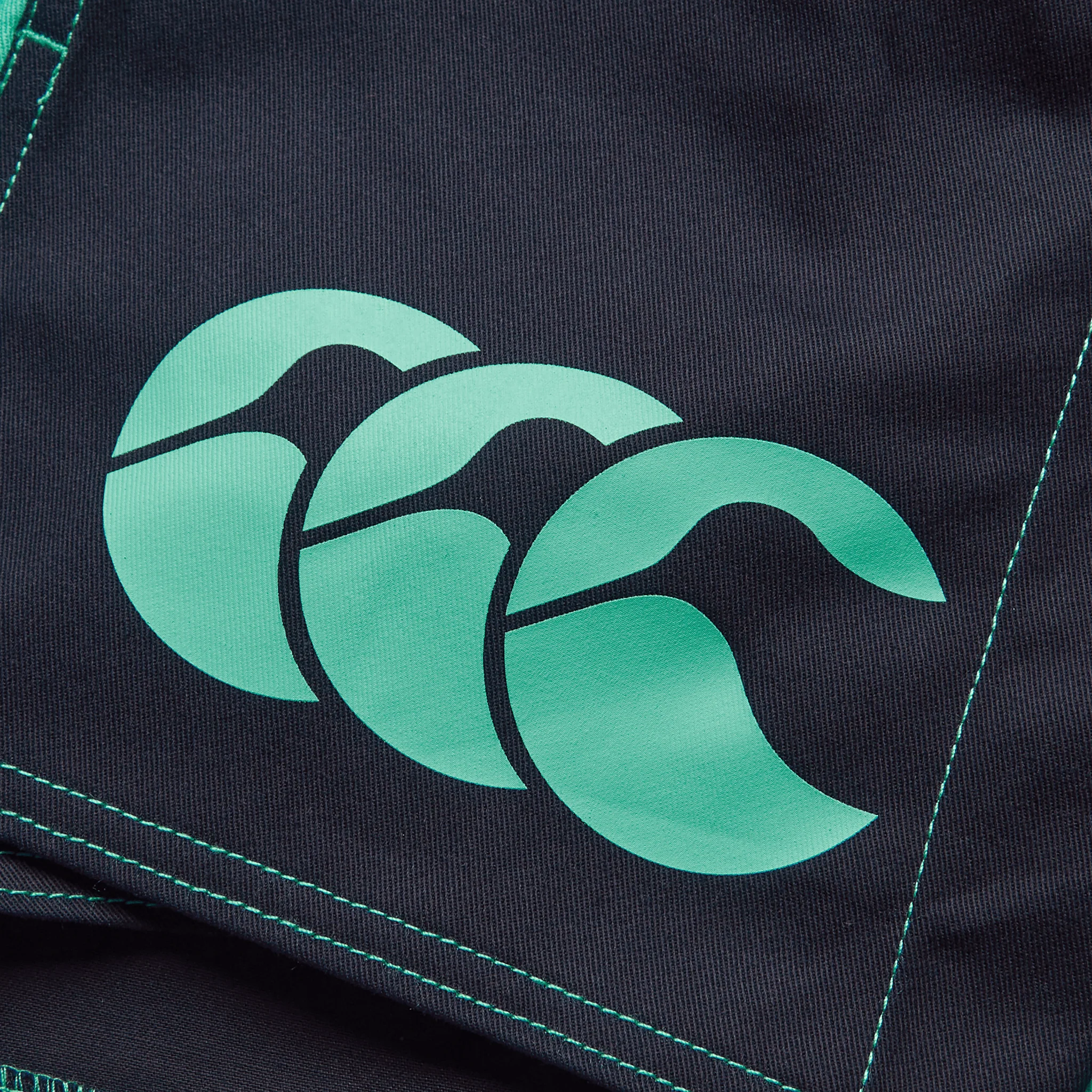 Canterbury Limited Edition Harlequin Shorts (Unisex) - Black/Turquoise - Image 7