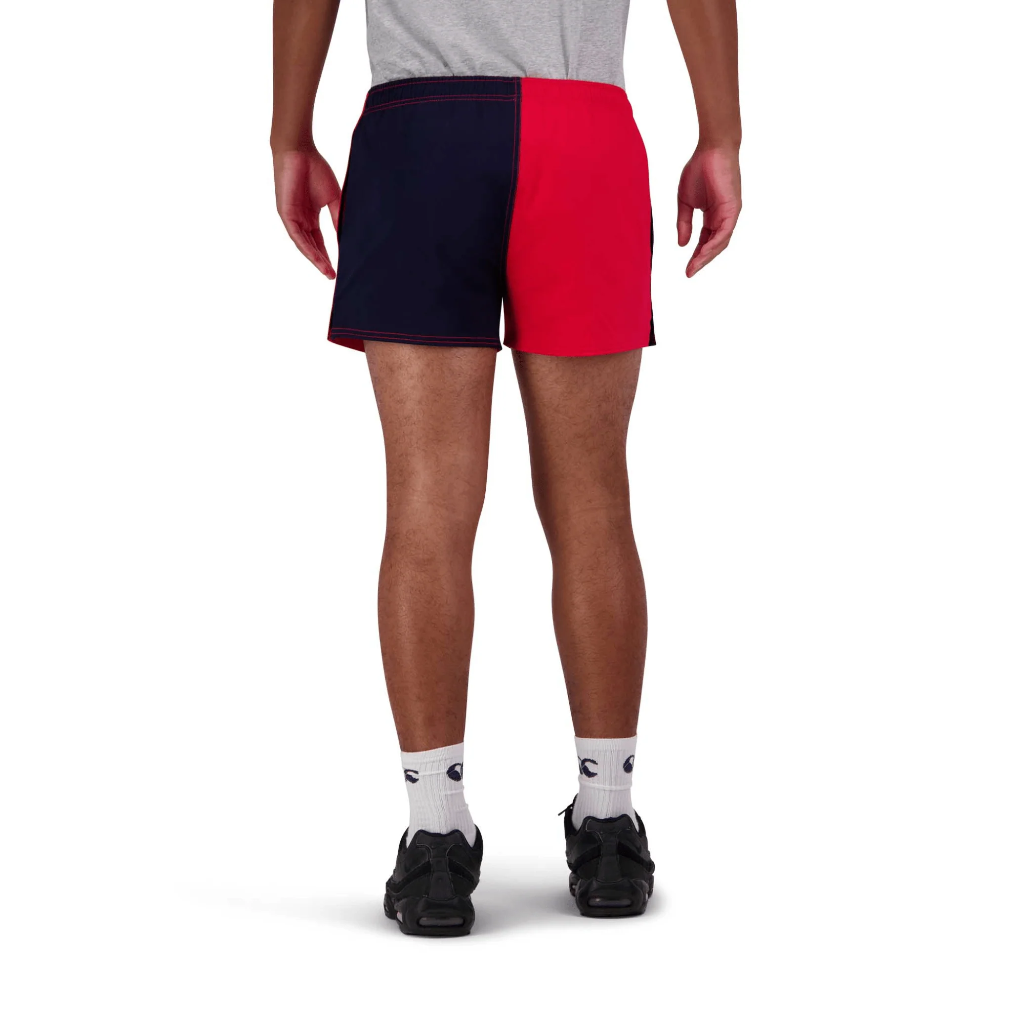 Canterbury Limited Edition Harlequin Shorts (Unisex) - Scarlet/Navy - Image 6
