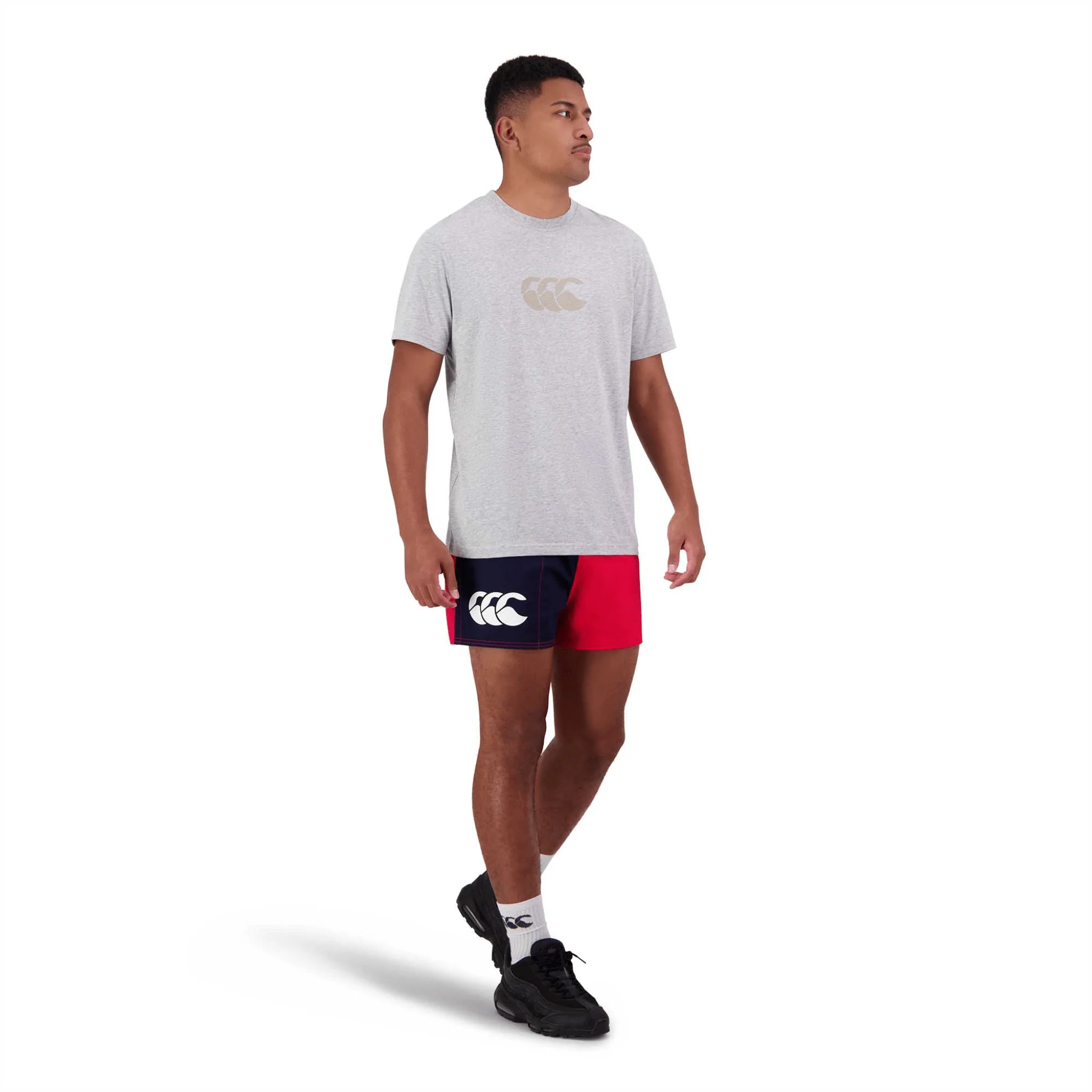 Canterbury Limited Edition Harlequin Shorts (Unisex) - Scarlet/Navy - Image 7