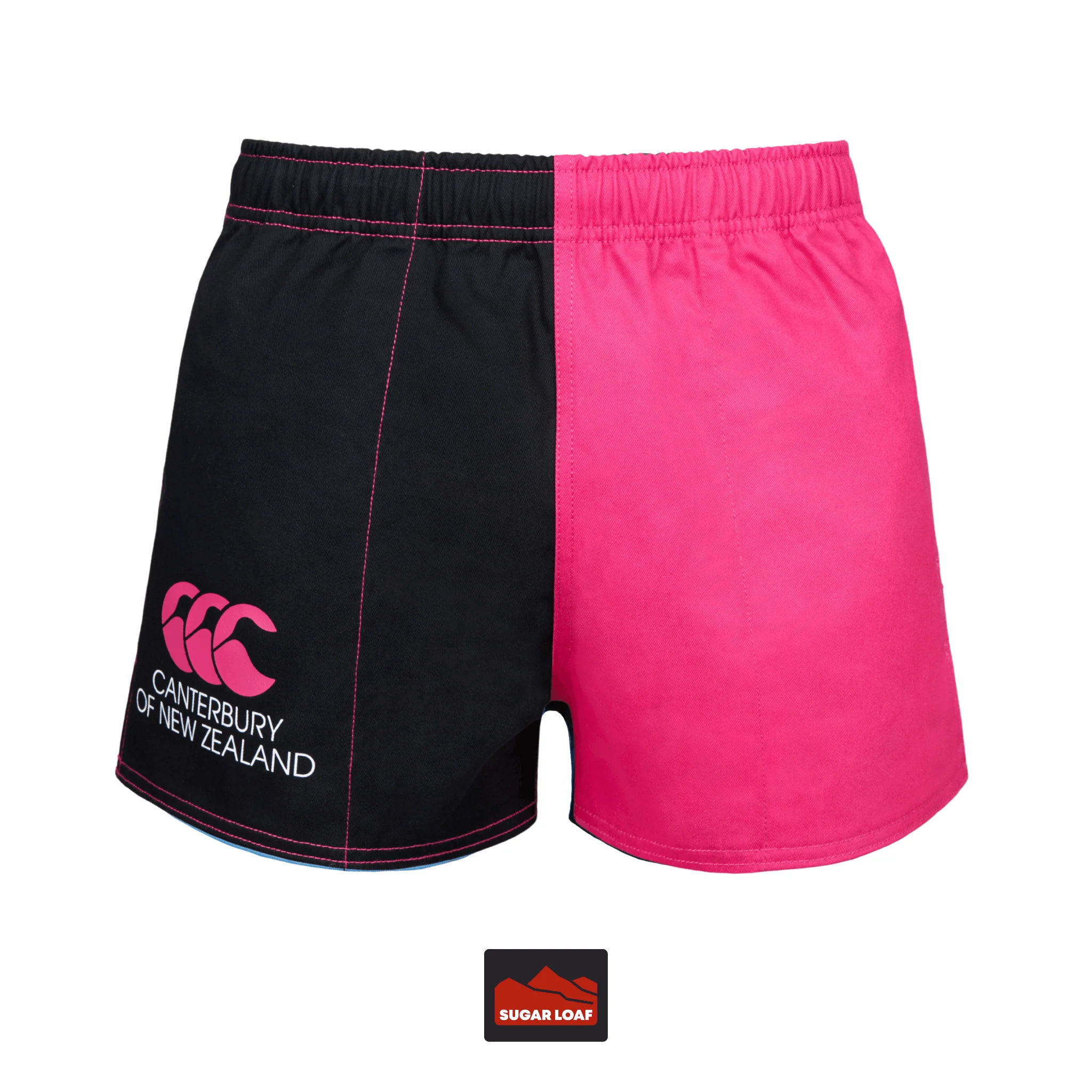 Canterbury Limited Edition Harlequin Shorts (Unisex) - Black/Pink - Image 3