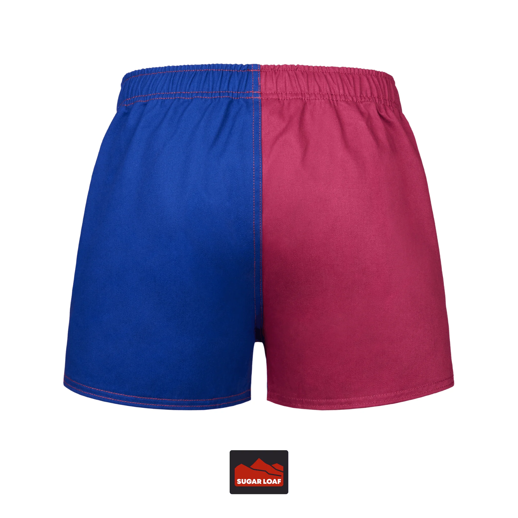 Canterbury Limited Edition Harlequin Shorts (Unisex) - Royal Blue/Burgundy - Image 5