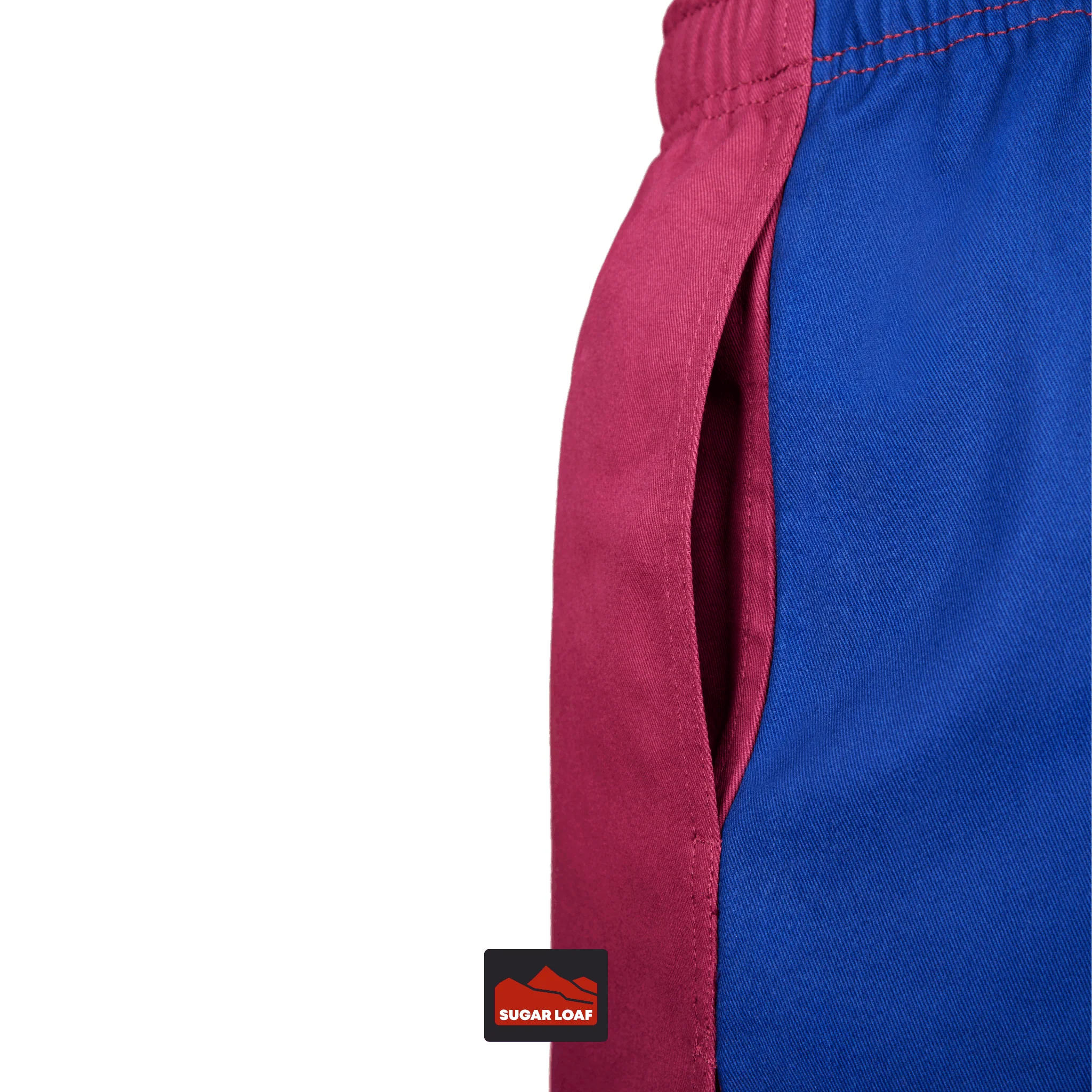 Canterbury Limited Edition Harlequin Shorts (Unisex) - Royal Blue/Burgundy - Image 9
