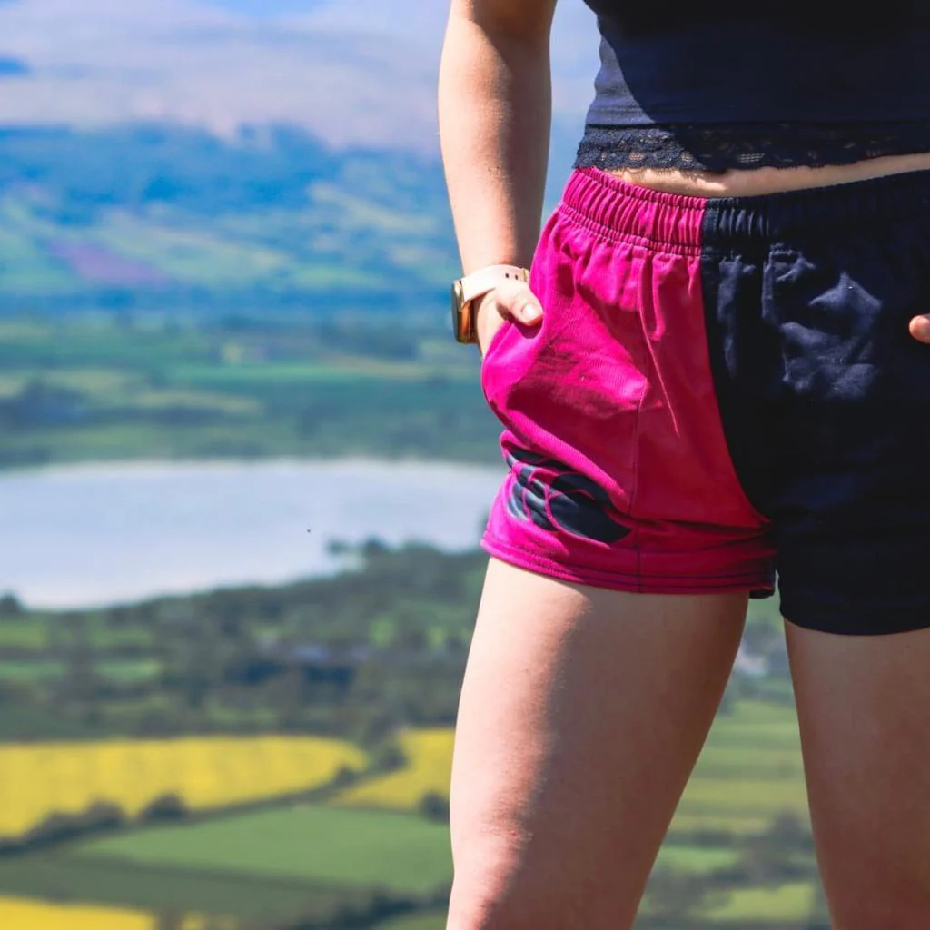 Canterbury Harlequin Shorts (Unisex) - Pink/Navy - Image 15