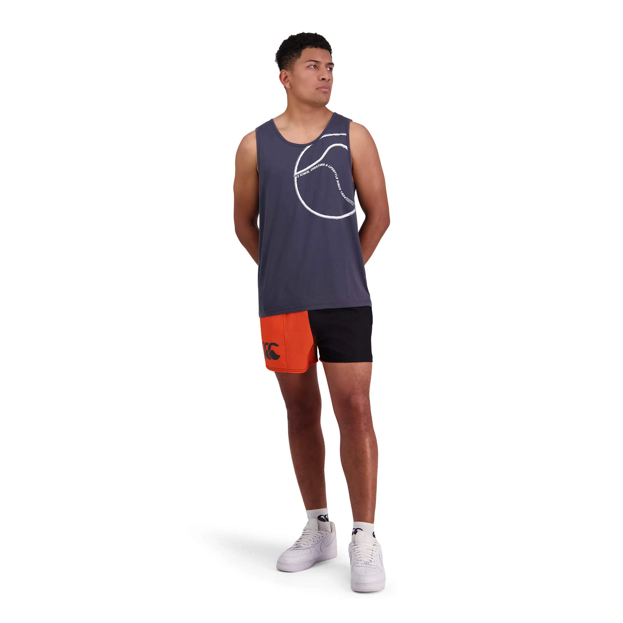 Canterbury Limited Edition Harlequin Shorts (Unisex) - Puffins Bill/Jet Black - Image 5
