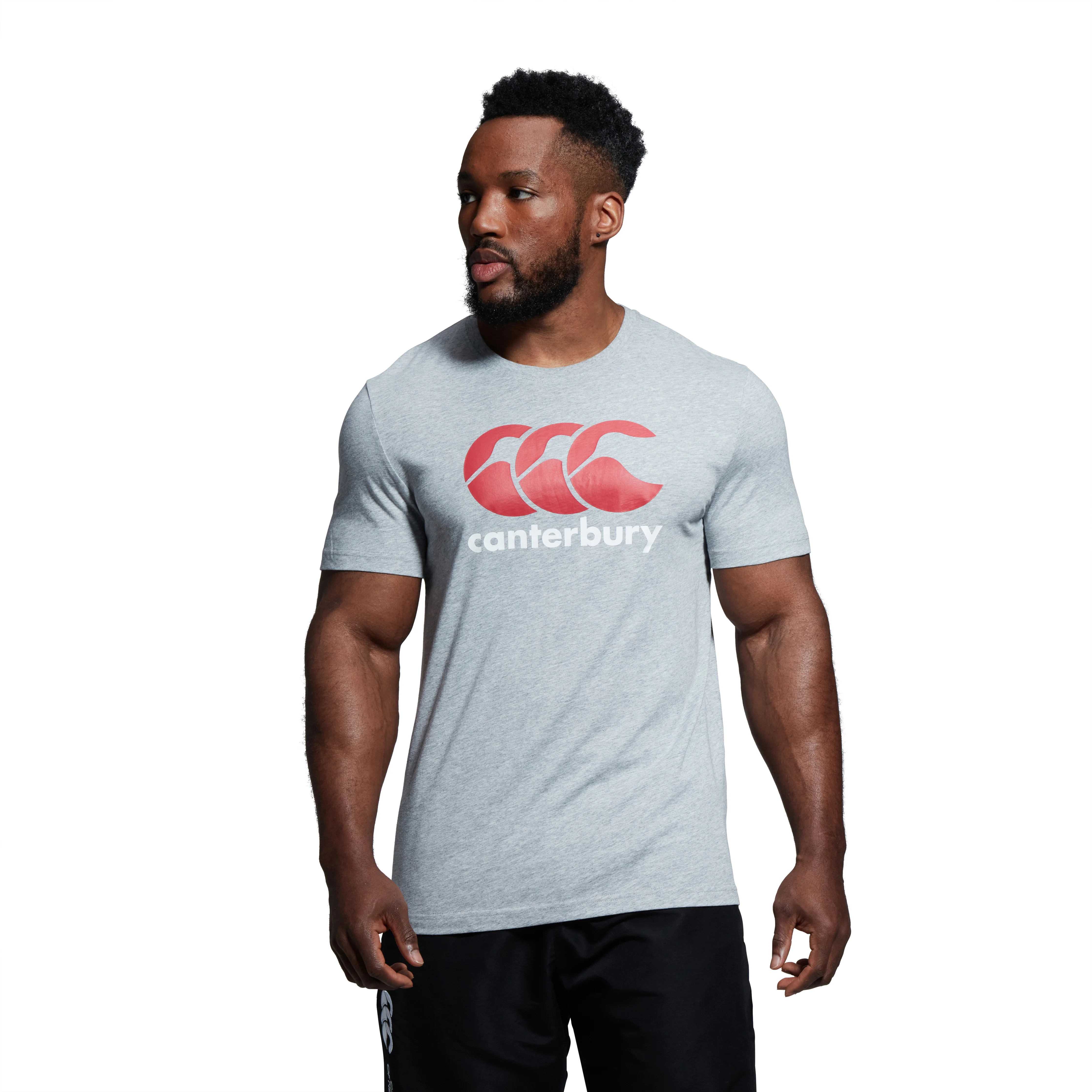 Canterbury Logo Classic Marl/Red/White T-Shirt - Image 4
