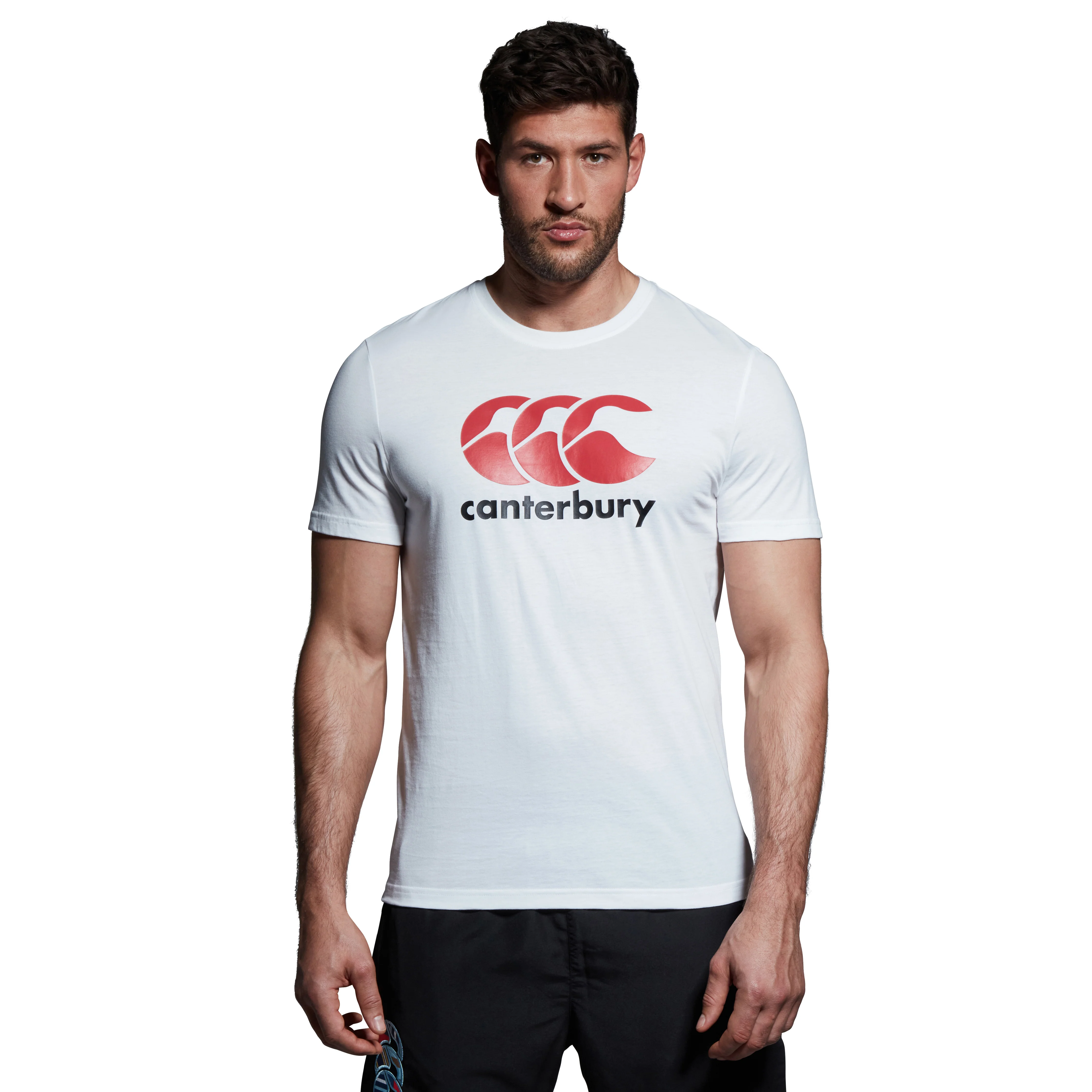 Canterbury Logo Classic White/Red/Black T-Shirt - Image 3