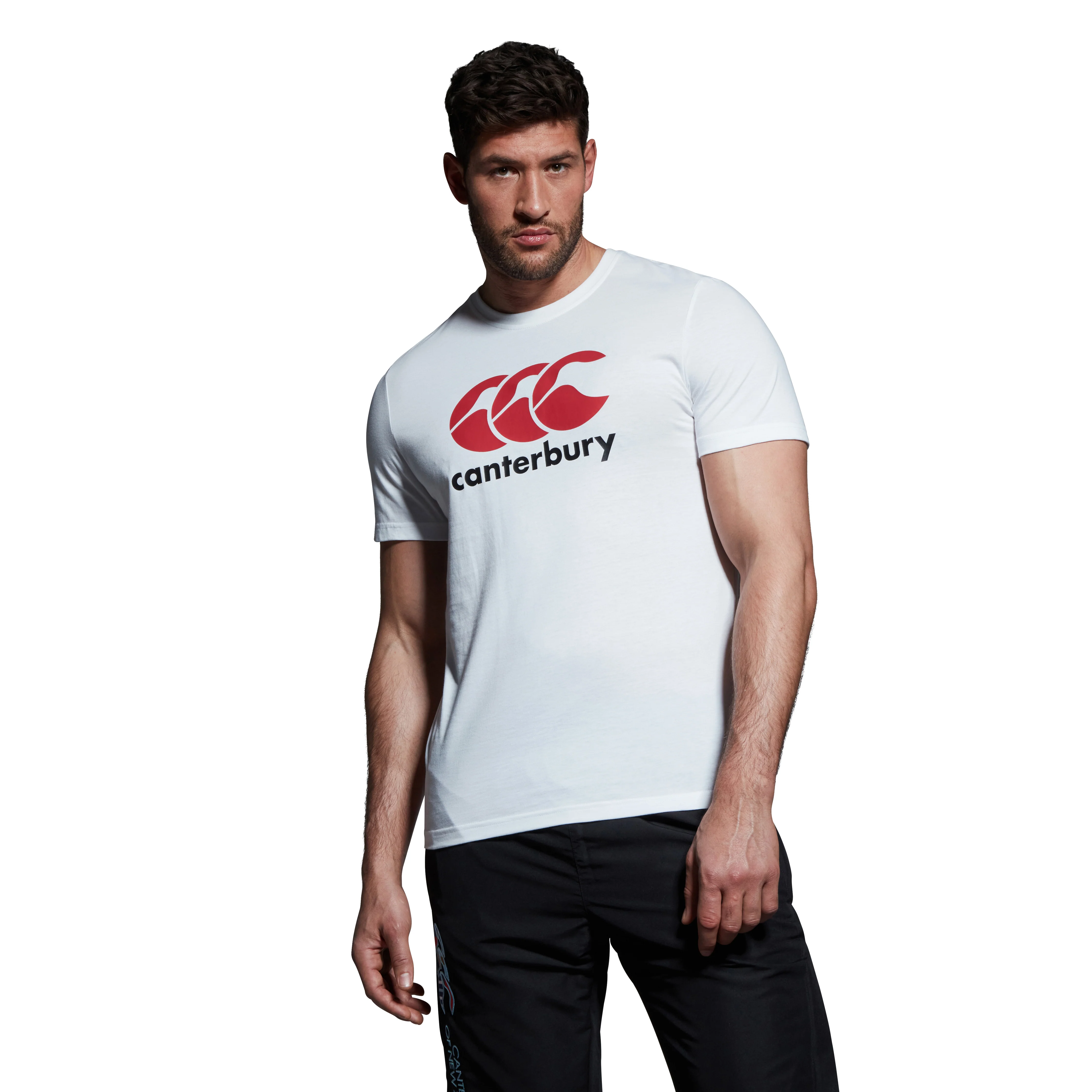 Canterbury Logo Classic White/Red/Black T-Shirt - Image 4