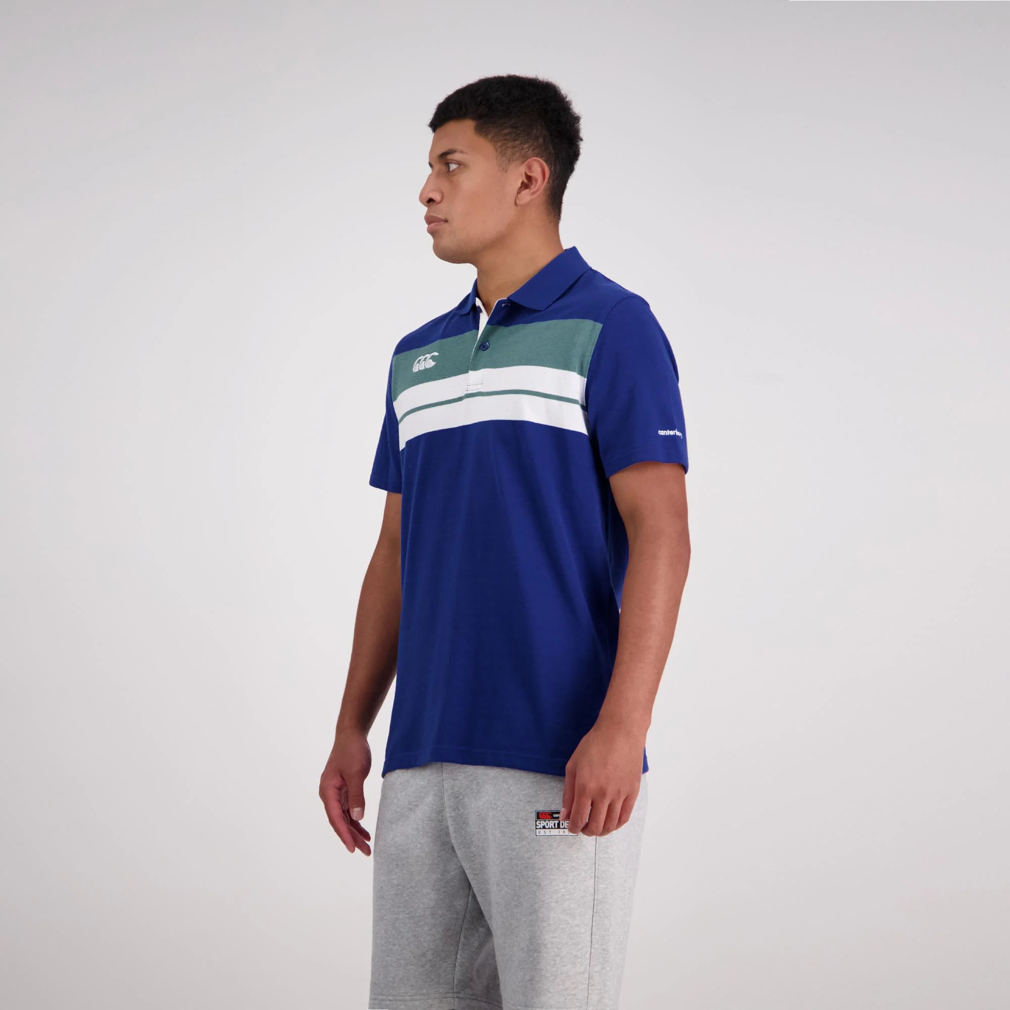 Canterbury Rugby Polo Jersey (Unisex) - Limoges Royal Blue - Image 3