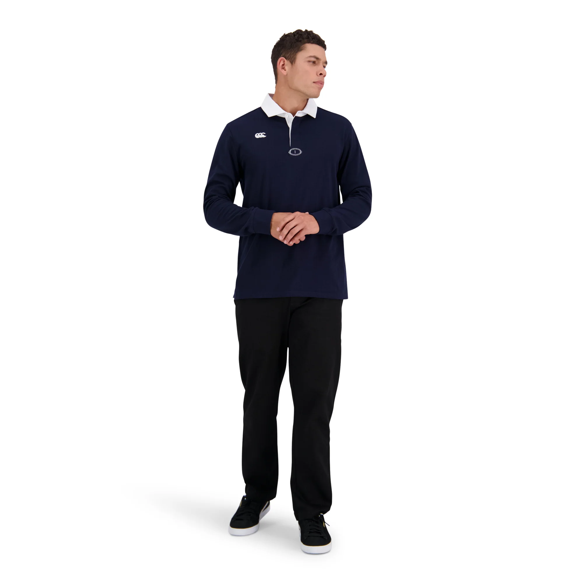 Canterbury Rugby Jersey (Unisex) - Marl Navy - Image 4