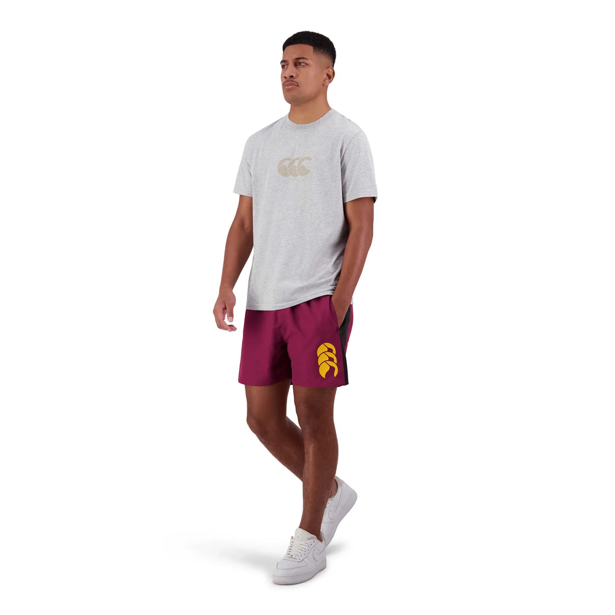 Canterbury Panel Tactic Shorts (Unisex) - Maroon - Image 4
