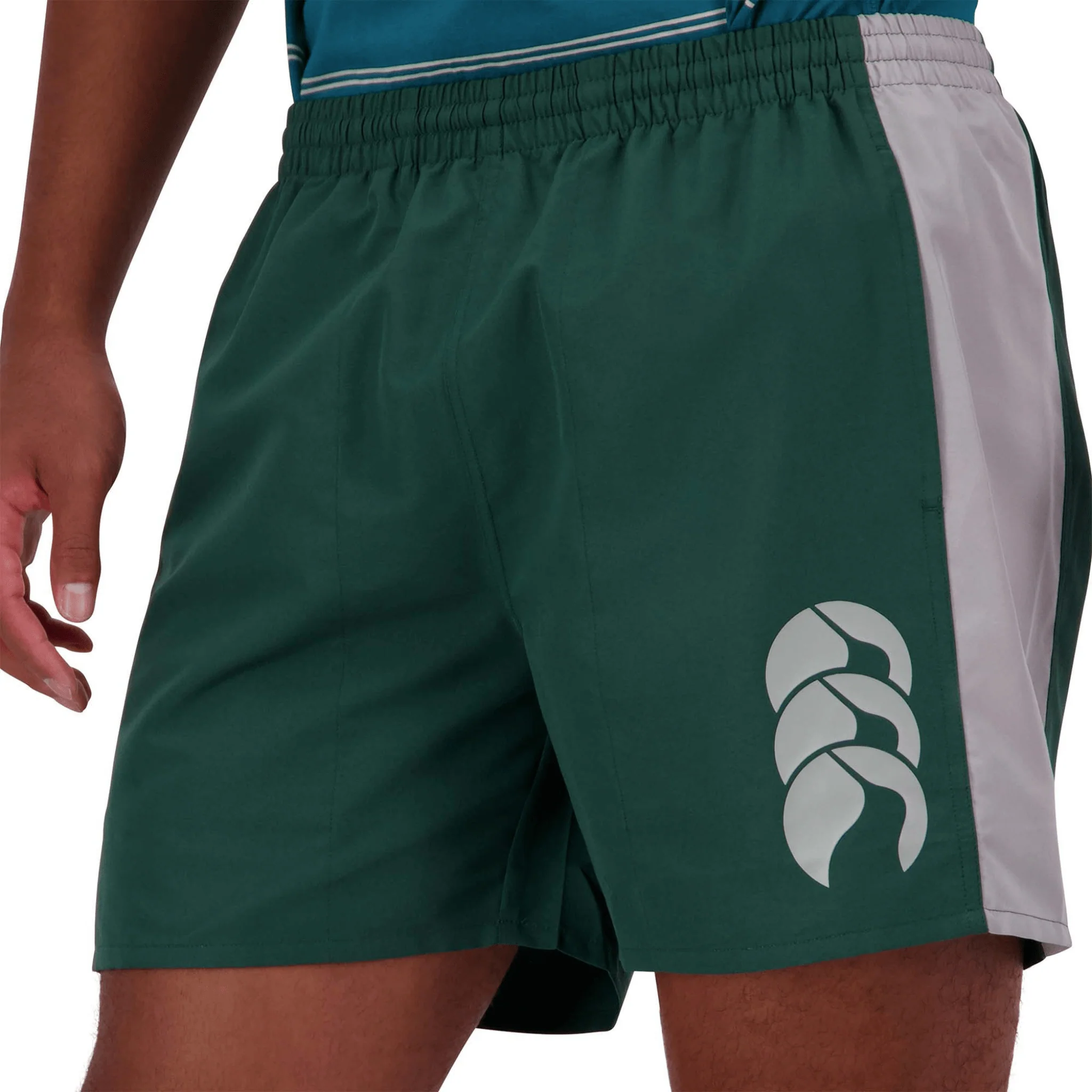 Canterbury Panel Tactic Shorts (Unisex) - Forest Green/Grey