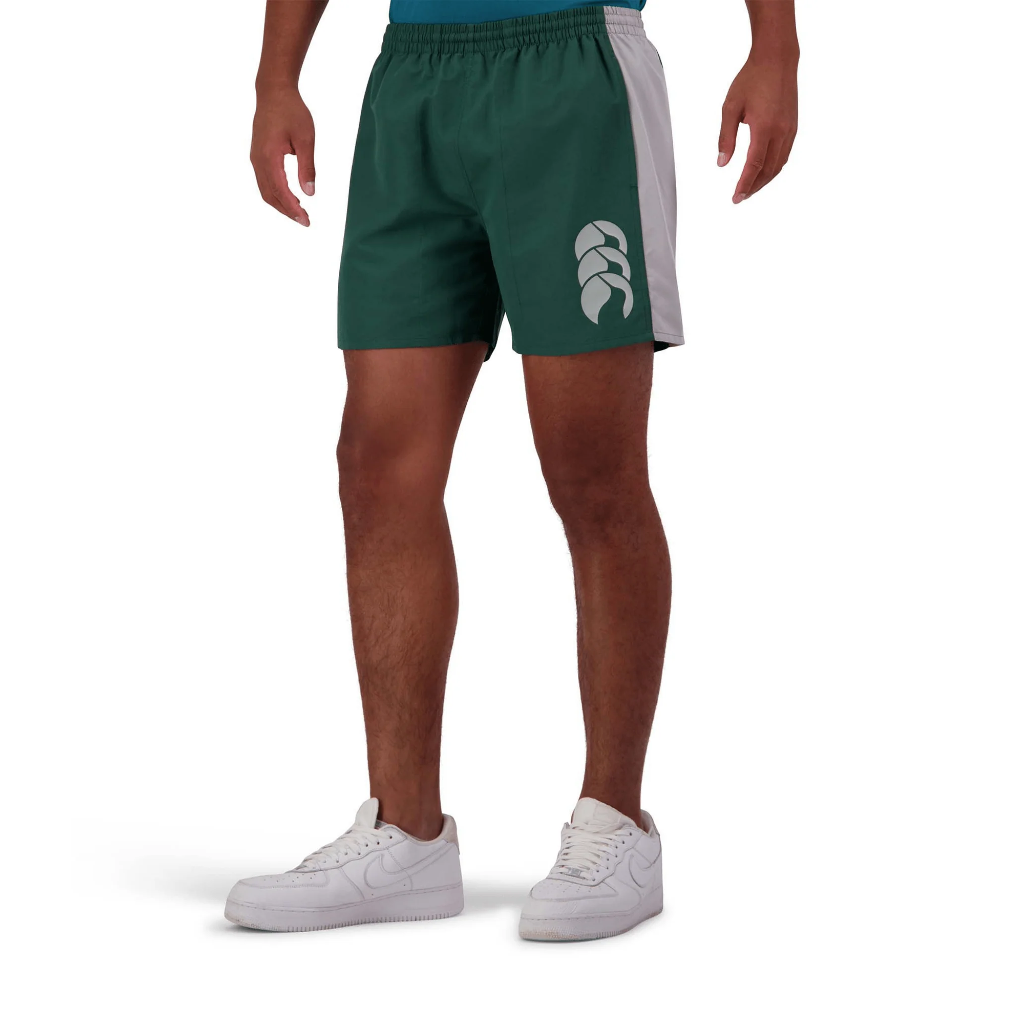 Canterbury Panel Tactic Shorts (Unisex) - Forest Green/Grey - Image 2