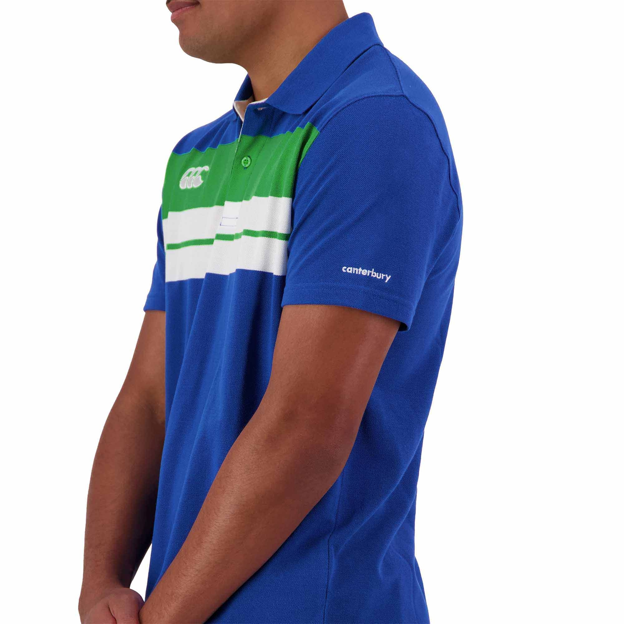 Canterbury Rugby Polo Jersey (Unisex) - Sea Blue - Image 2