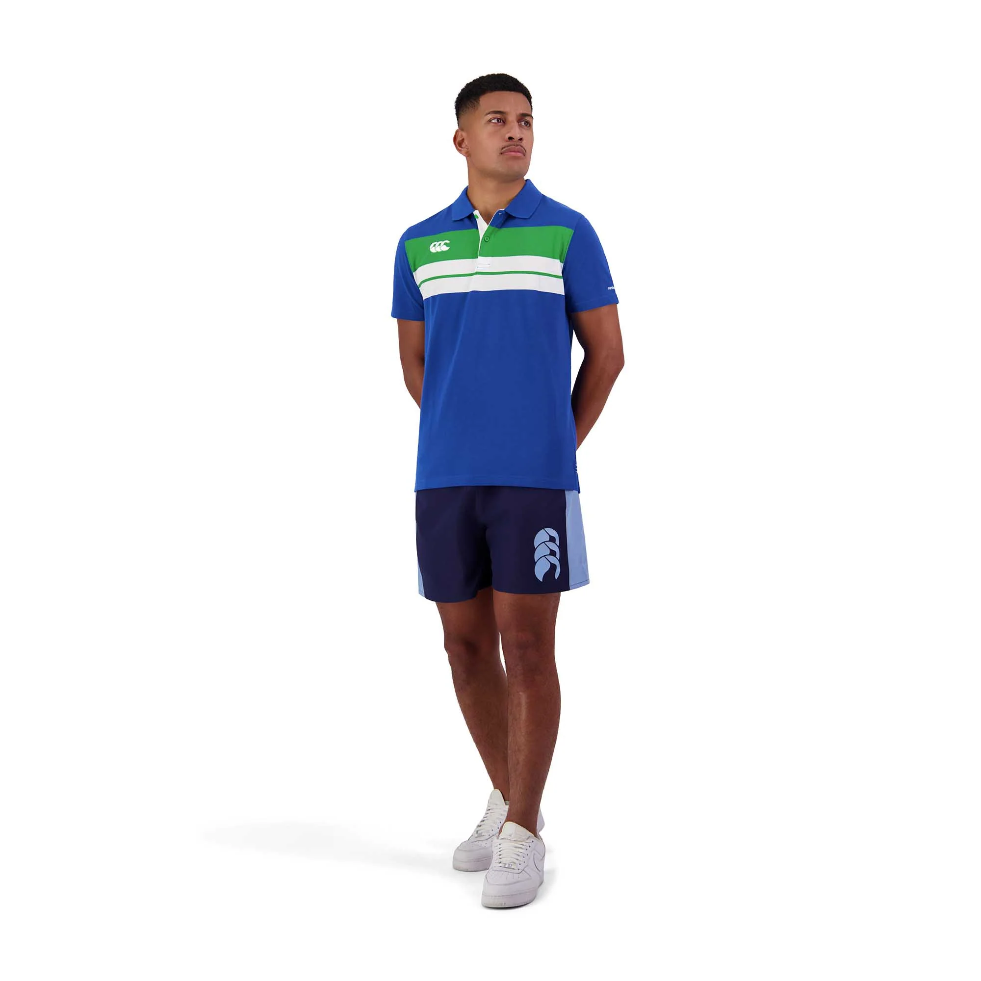 Canterbury Rugby Polo Jersey (Unisex) - Sea Blue - Image 3