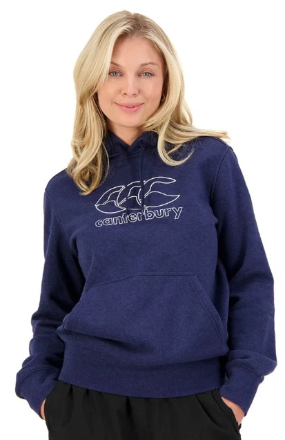 Canterbury Womens Navy Marl Hoodie