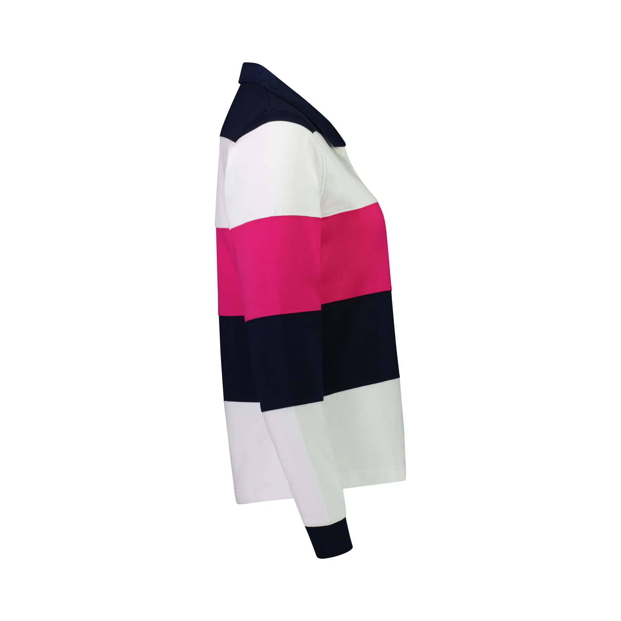 Canterbury Women's Webber Rugby Jersey - Fuchsia/Navy/White - Image 3