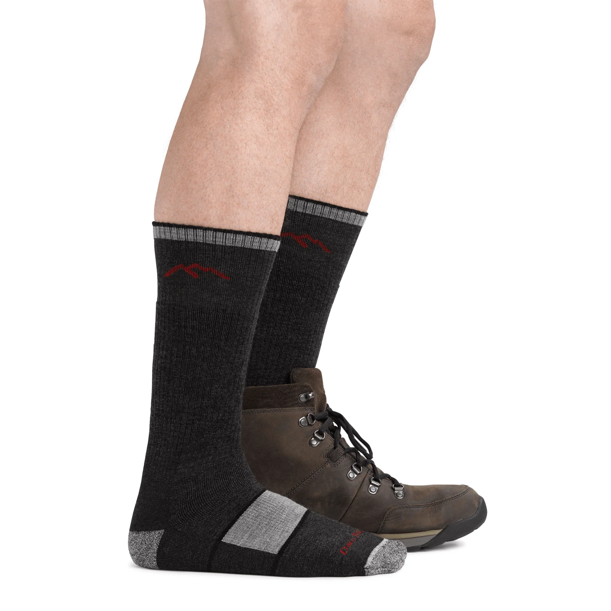 Darn Tough Men's Hiker Boot Midweight with Full Cushion Socks - Black - Image 5