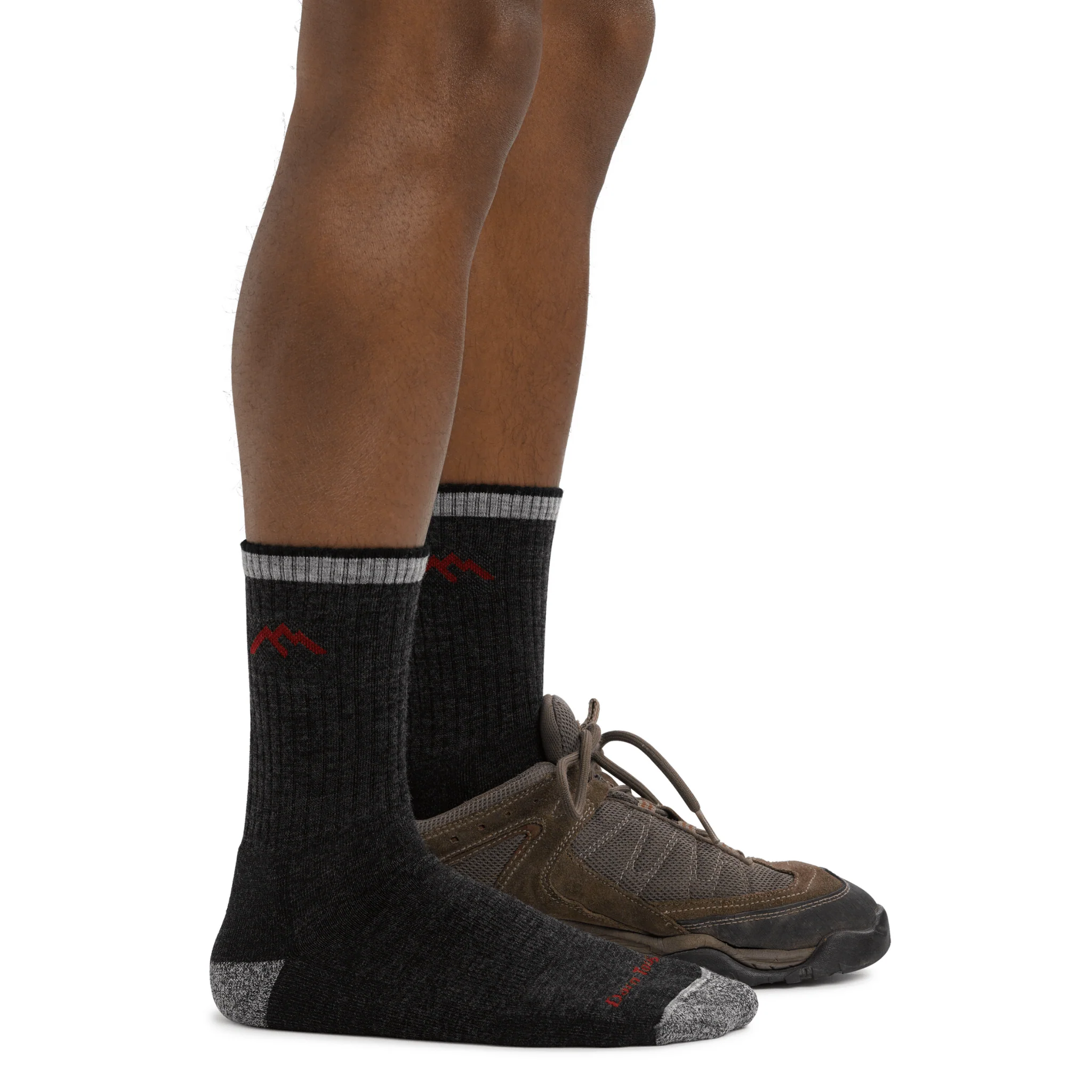 Darn Tough Men's Hiker Micro Crew Midweight with Cushion Socks - Black - Image 5
