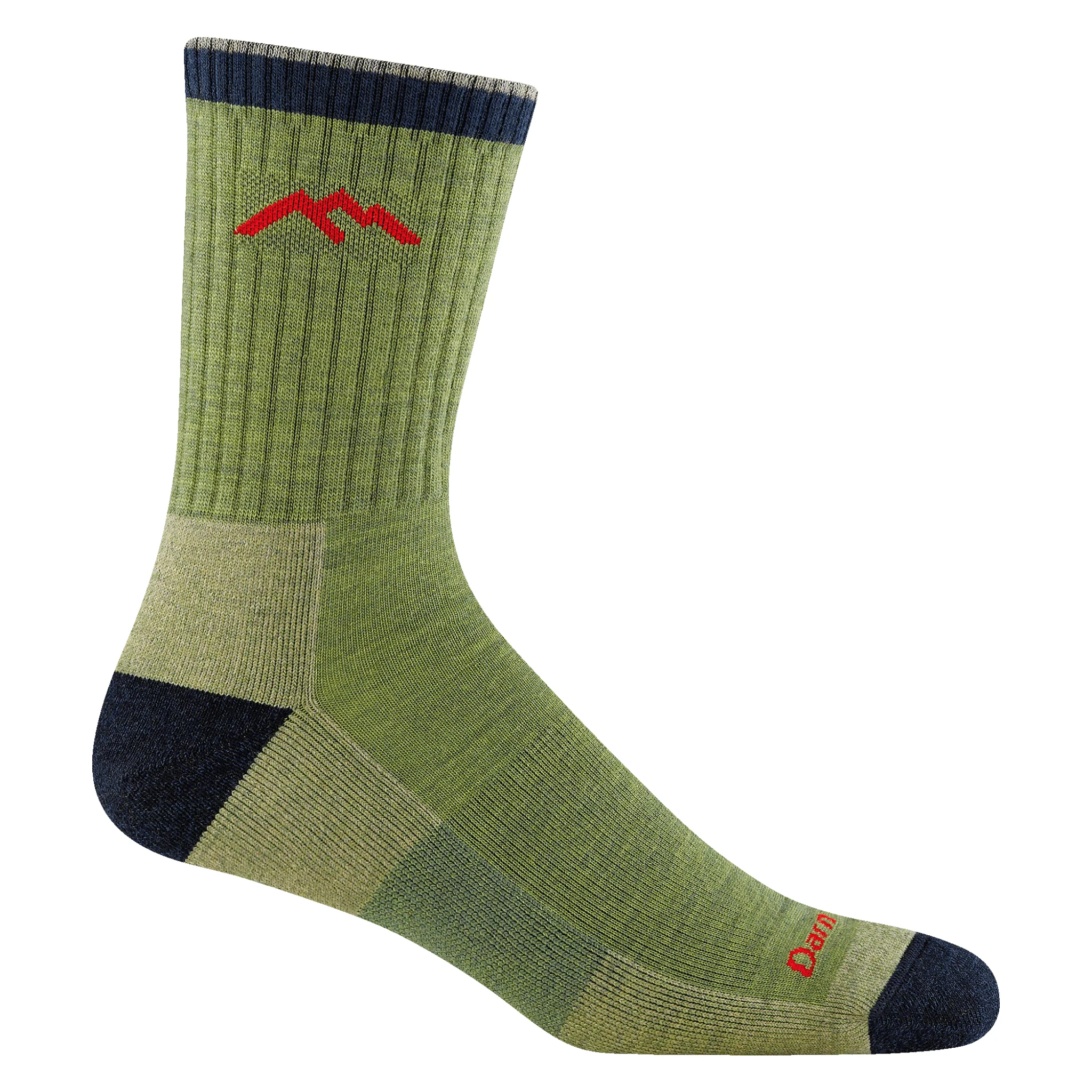Darn Tough Men's Hiker Micro Crew Midweight with Cushion Socks - Willow