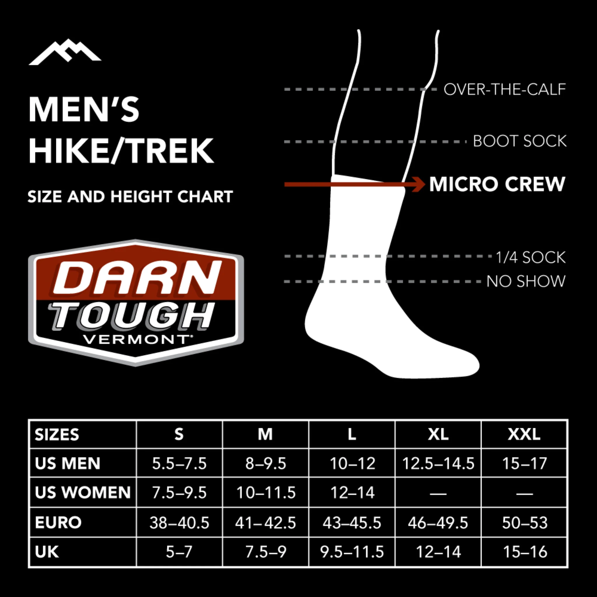 Darn Tough Men's Hiker Micro Crew Midweight with Cushion Socks - Willow - Image 2