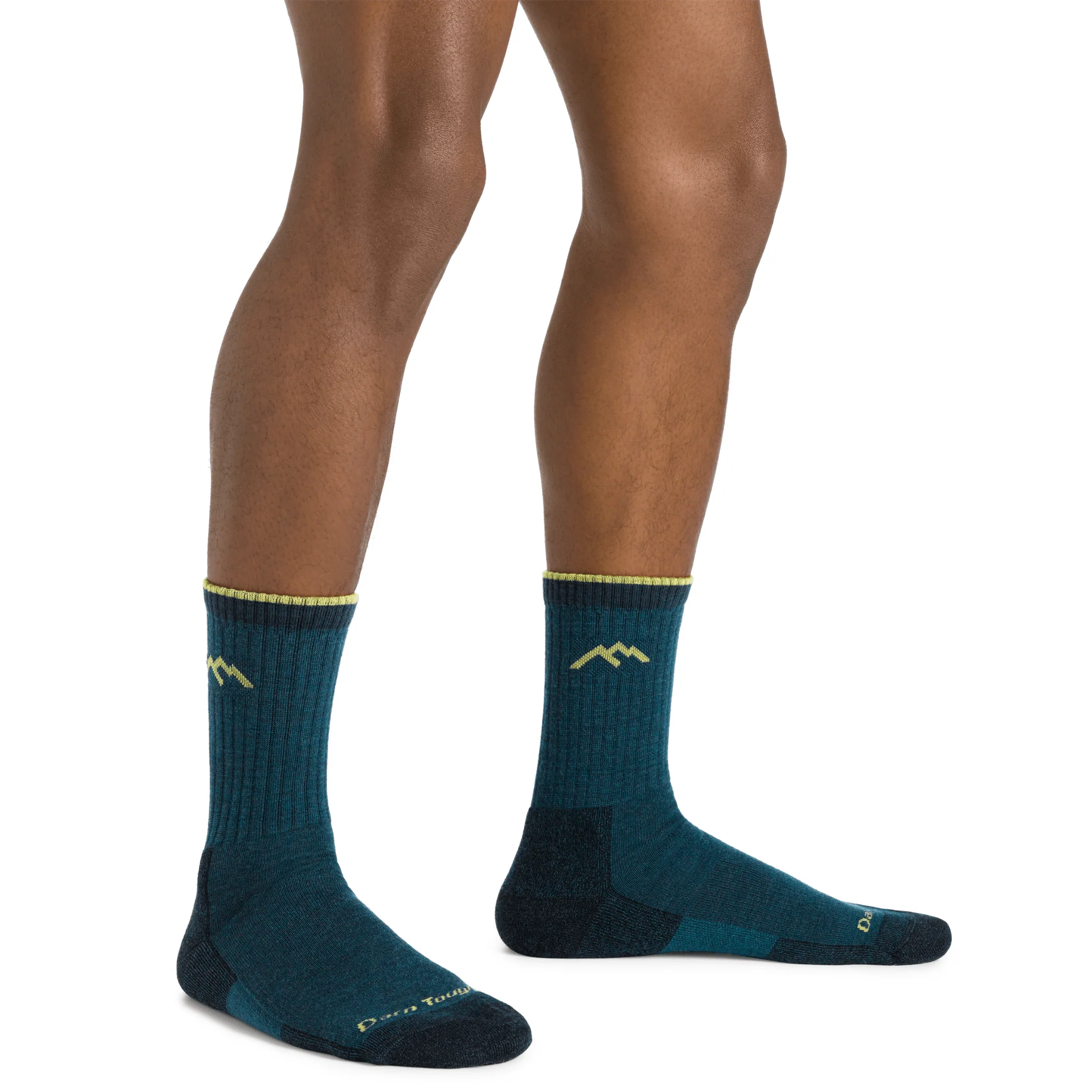 Darn Tough Men's Hiker Micro Crew Midweight with Cushion Socks - Dark Teal - Image 3
