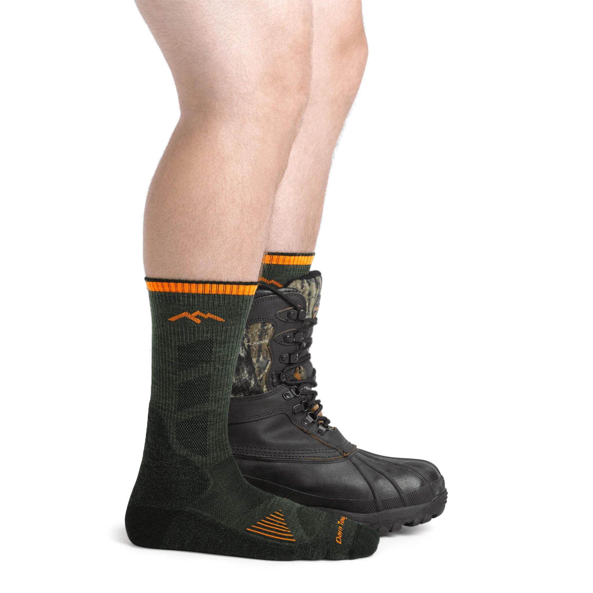 Darn Tough Men's Hunting Boot Lightweight with Cushion Socks - Forest - Image 3